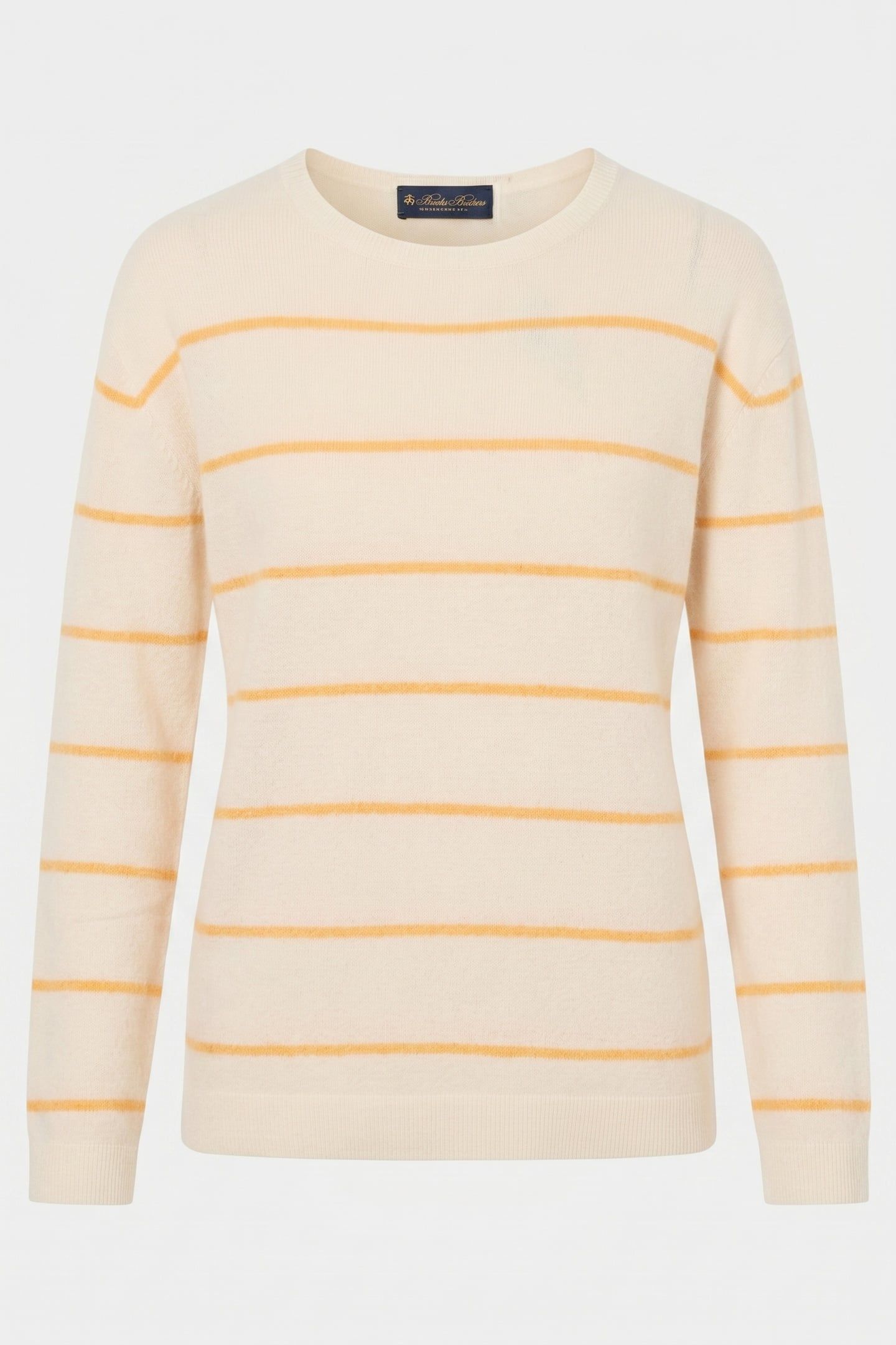 STRIPED COTTON CREWNECK YELLOW 5