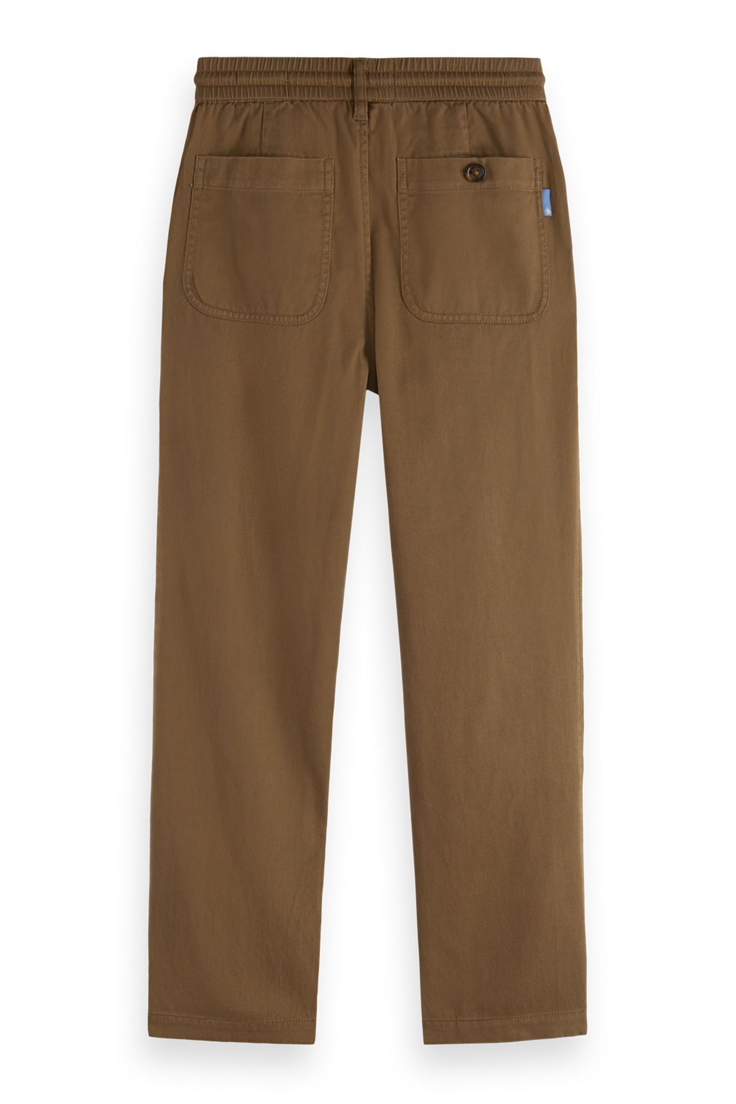 BOY LOOSE-TAPERED FABRIC DYED WORKER PANTS GOLDEN BROWN 2