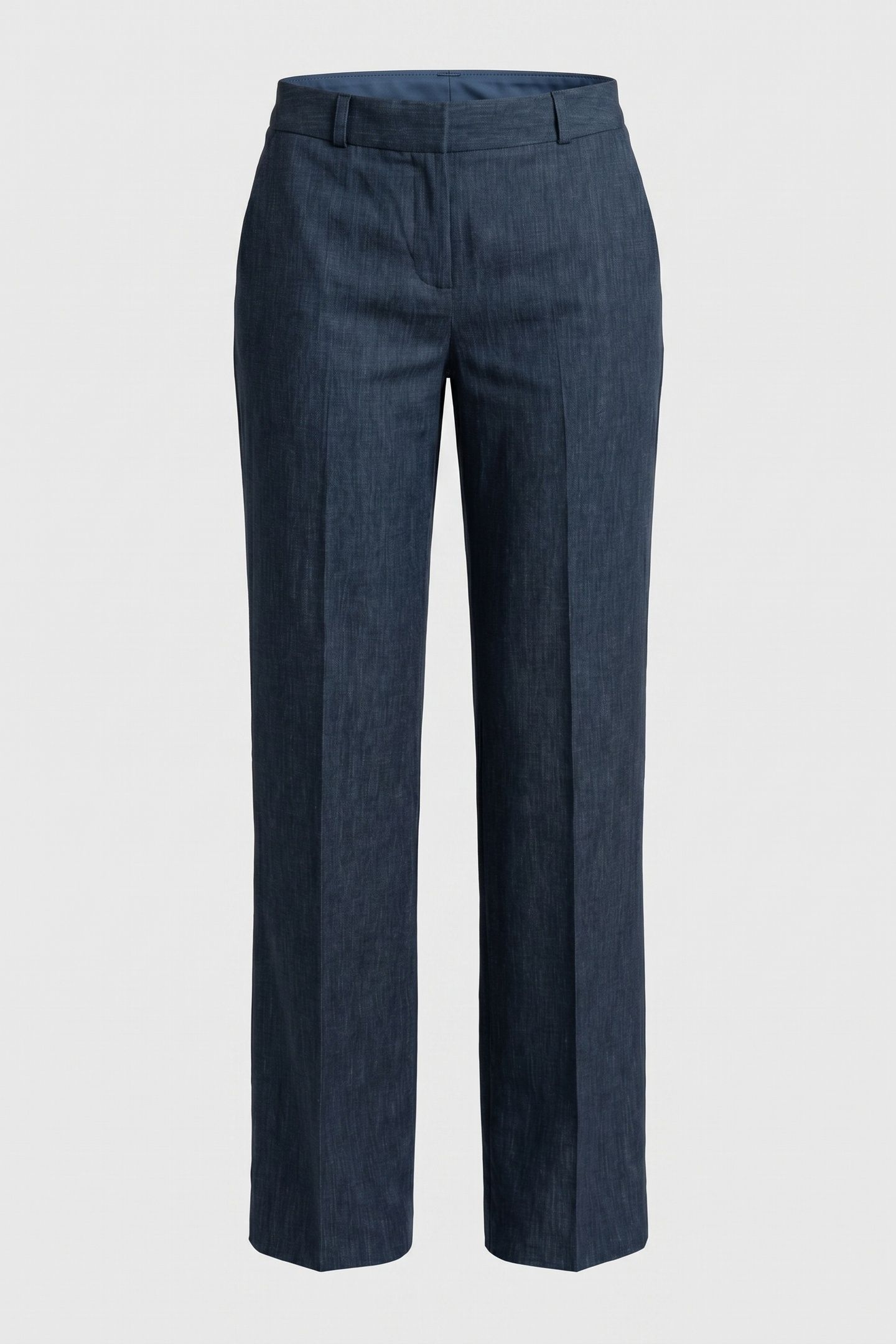 FRONT TROUSERS LINEN BLUE 3