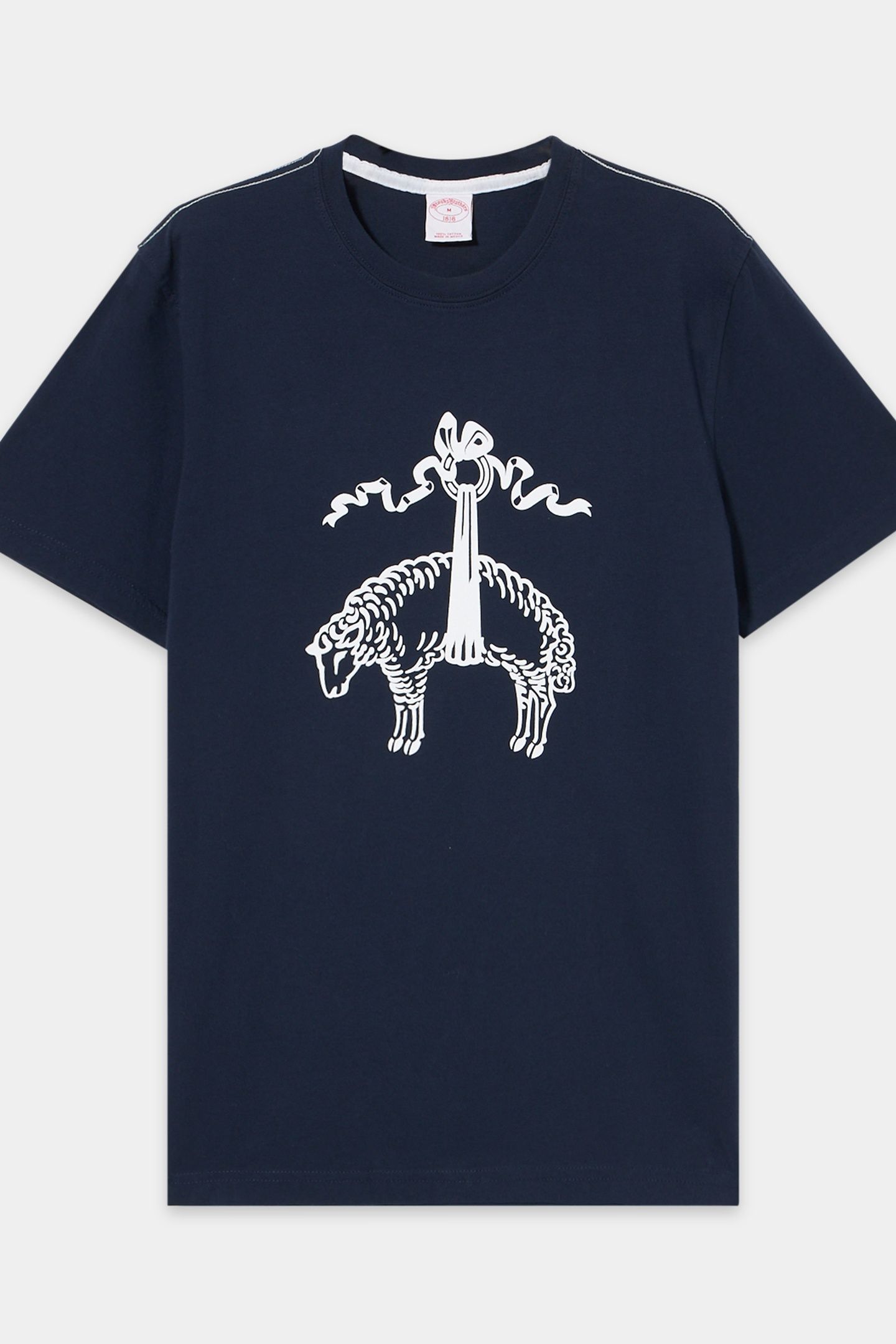 COTTON T-SHIRT OPEN BLUE 3