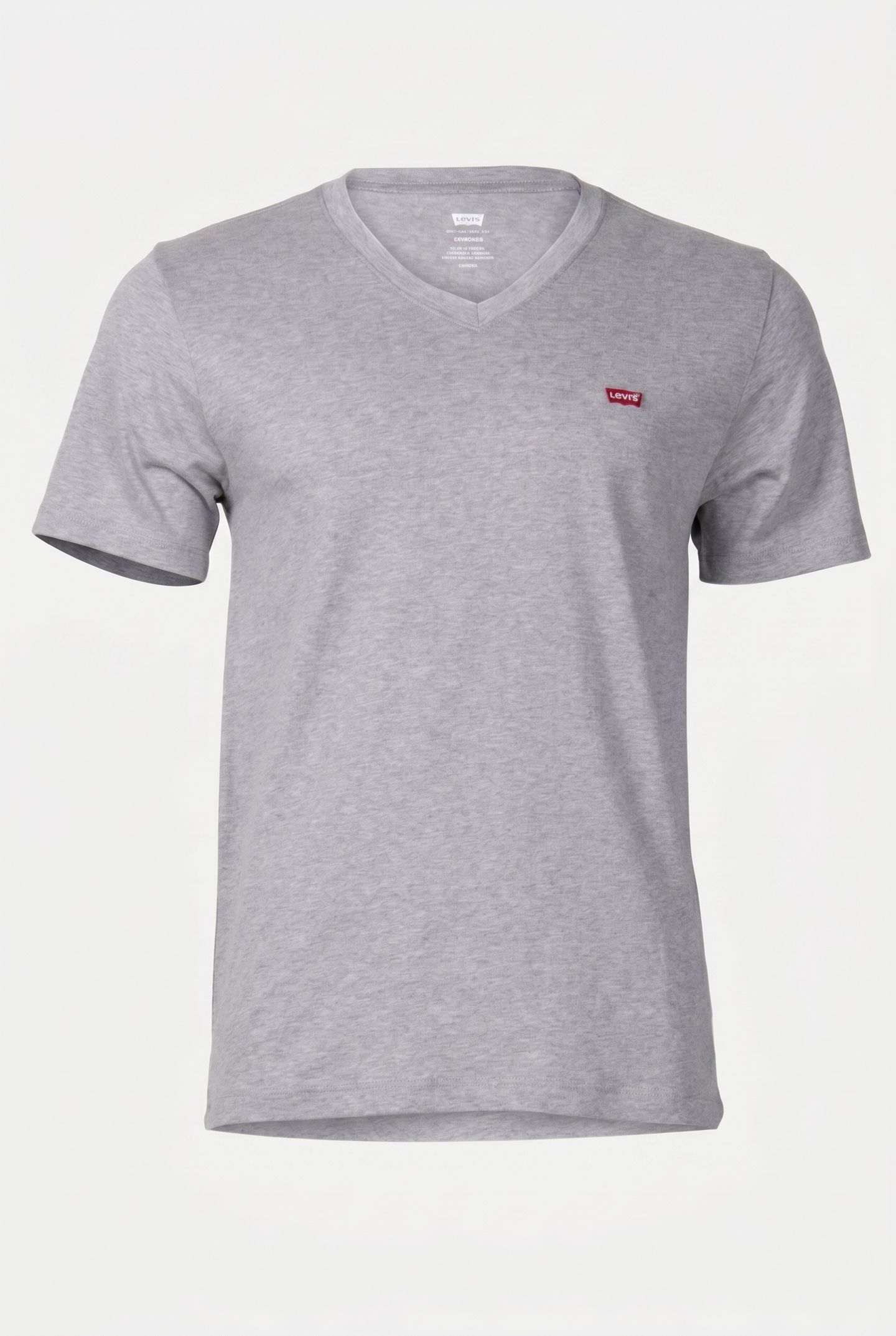 LSECLASSIC HM V NECK TEE MID TONE HEATHER GREY PK 3