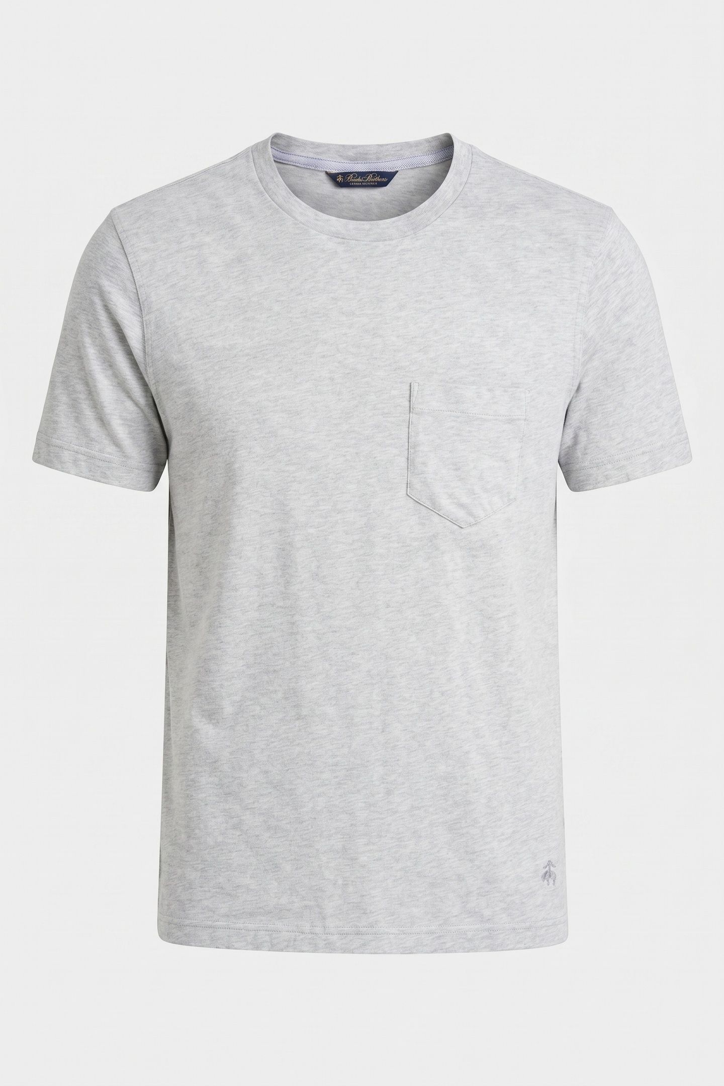 SUPIMA CREWNECK COTTON T-SHIRT GREY 6