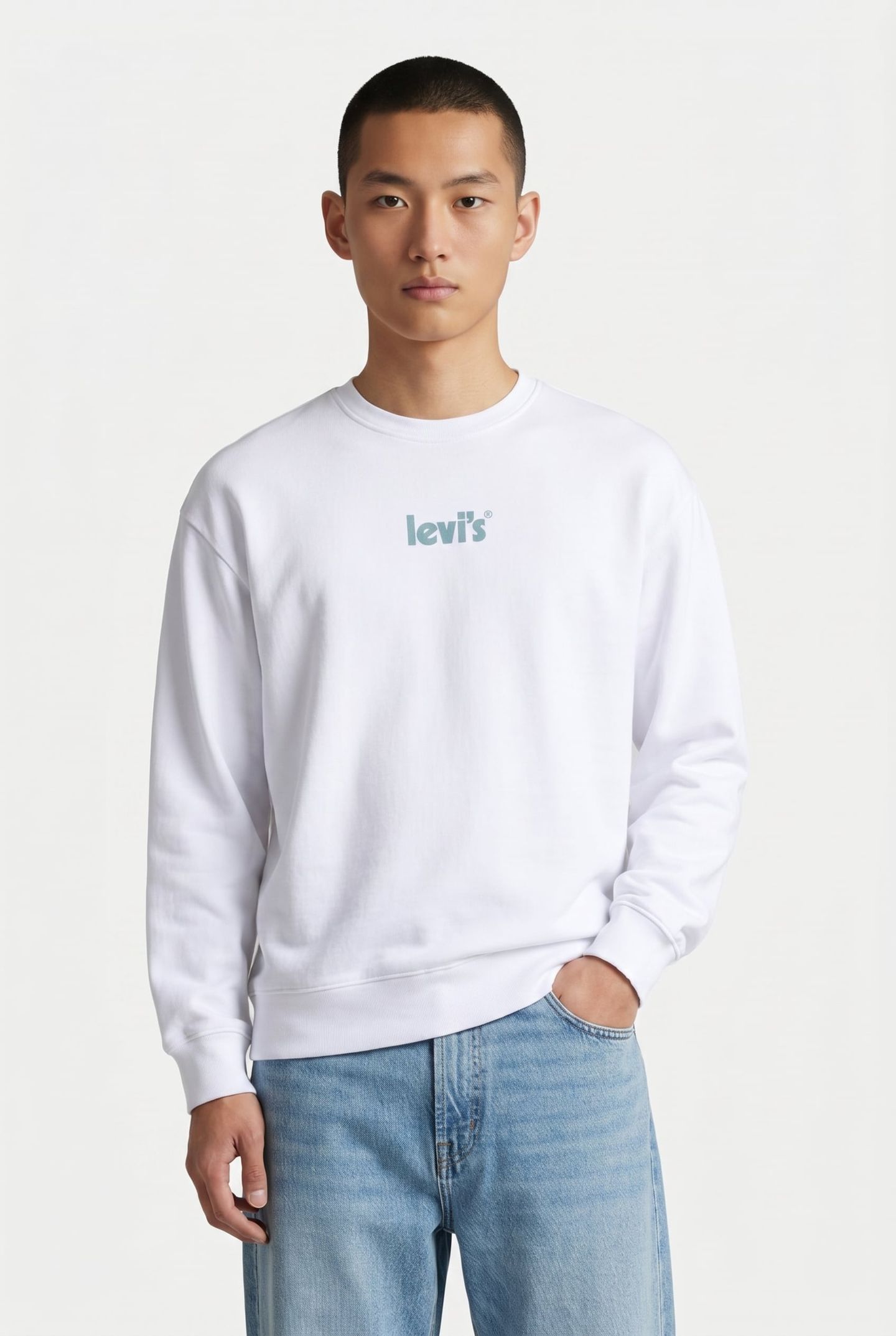 RELAXED T2 GRAPHIC LEVIS POSTER FILLED WHITE 1