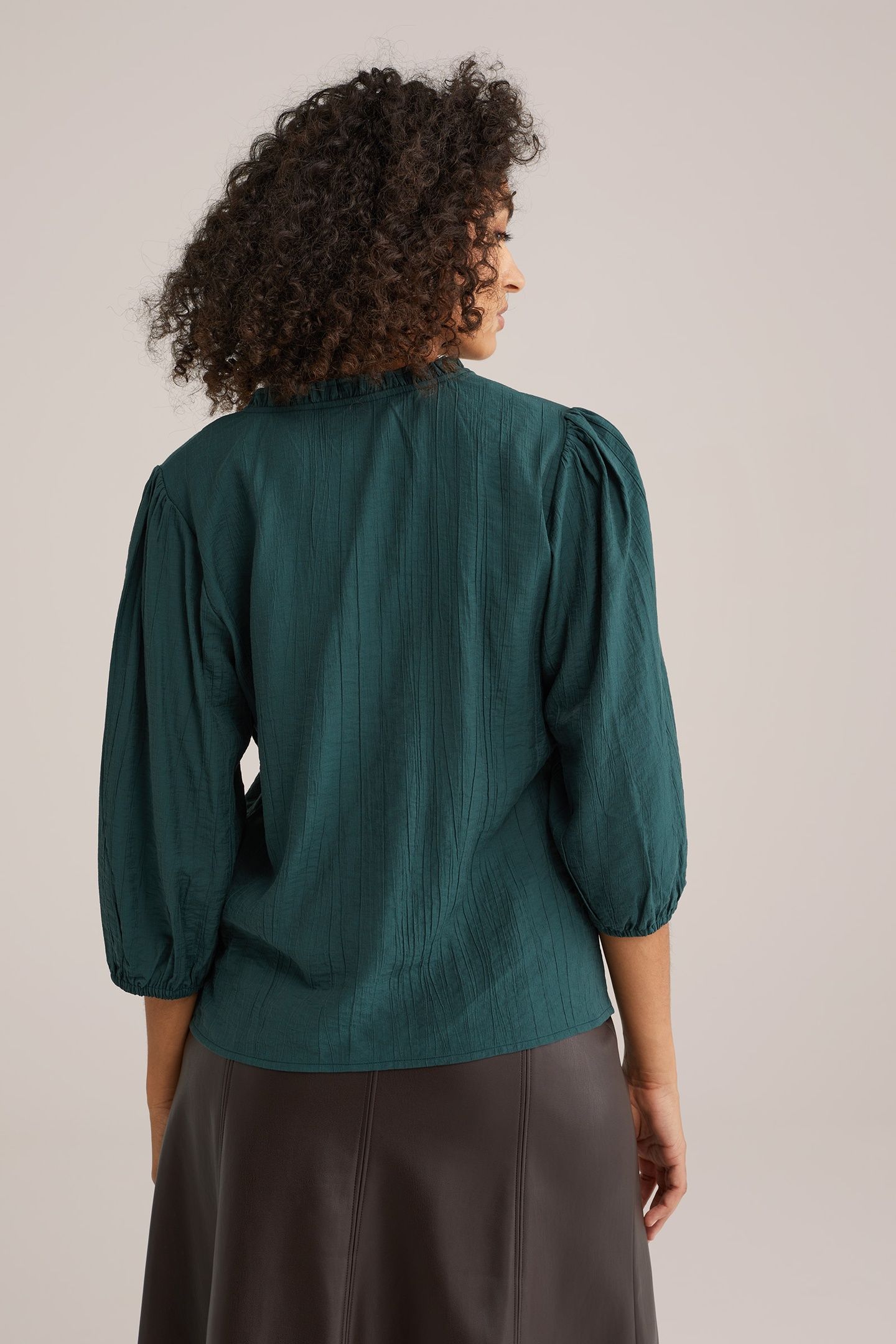 BLOUSE DARK GREEN 3