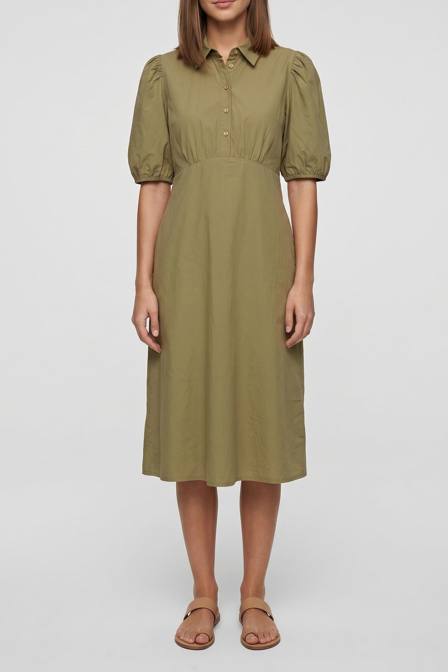 ROBE PAMELA KAKI 1