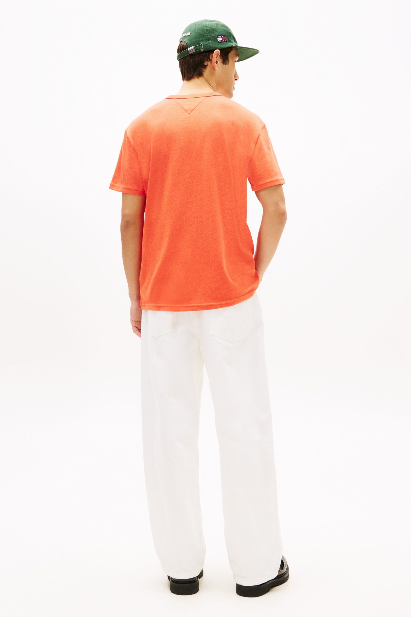 TJM REGULAR BADGE TEE HORIZON HEATHER 3