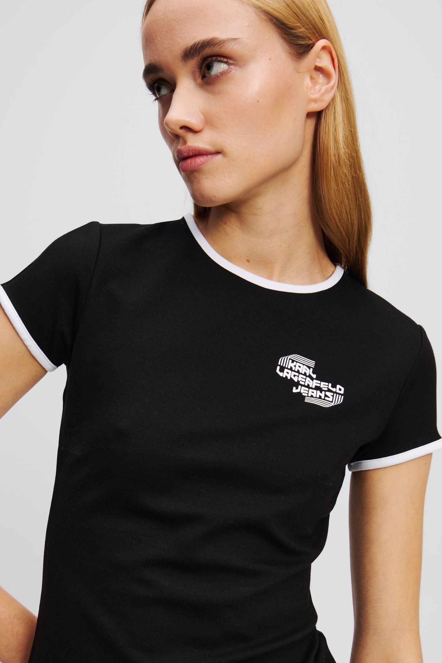 KLJ CAP SLEEVE TOP BLACK 2