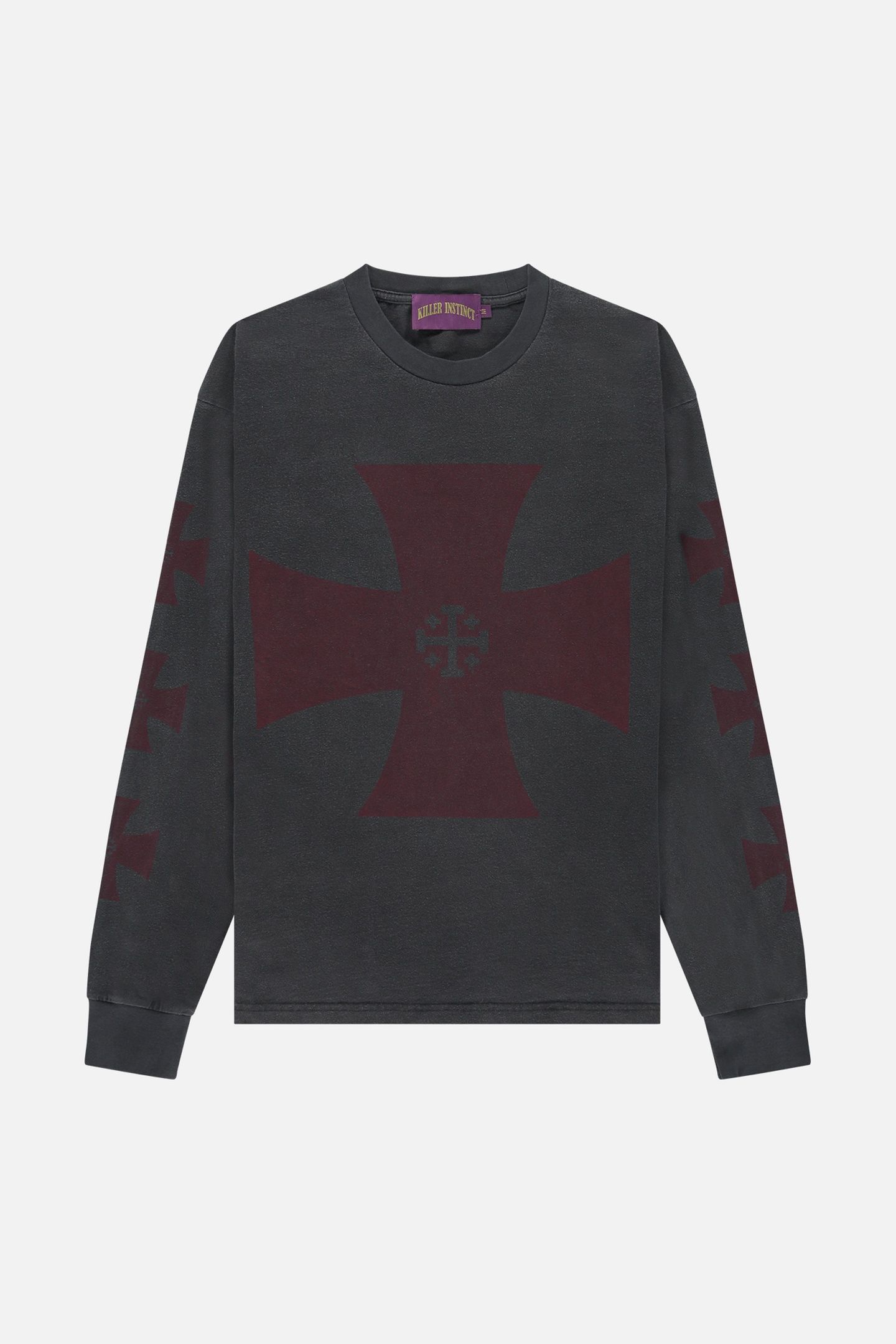 KILLER CROSS LONGSLEEVE DARK GREY 1
