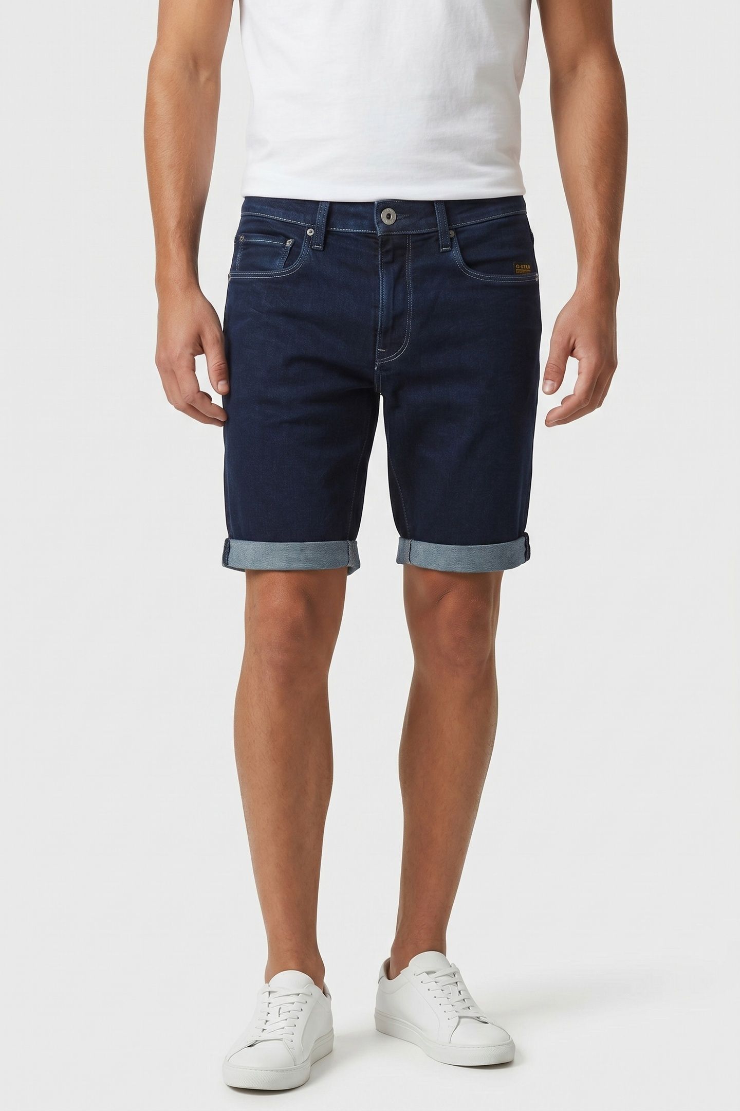 3301 SLIM SHORT RINSED 1