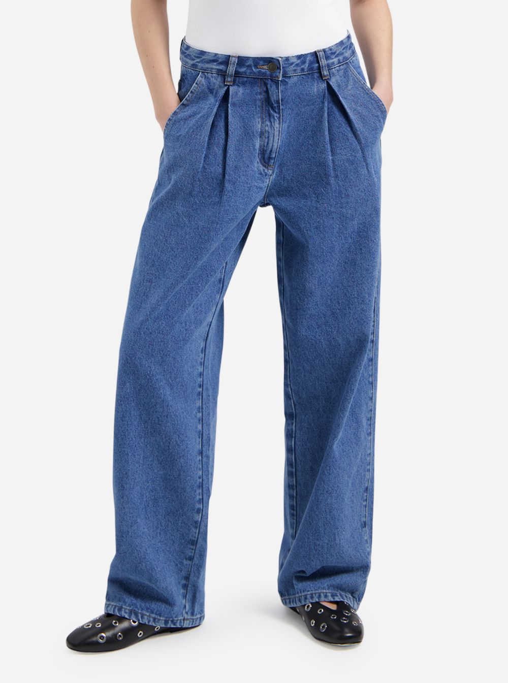 NOUS SOMMES LABELS – LINA TROUSERS BLUE 3
