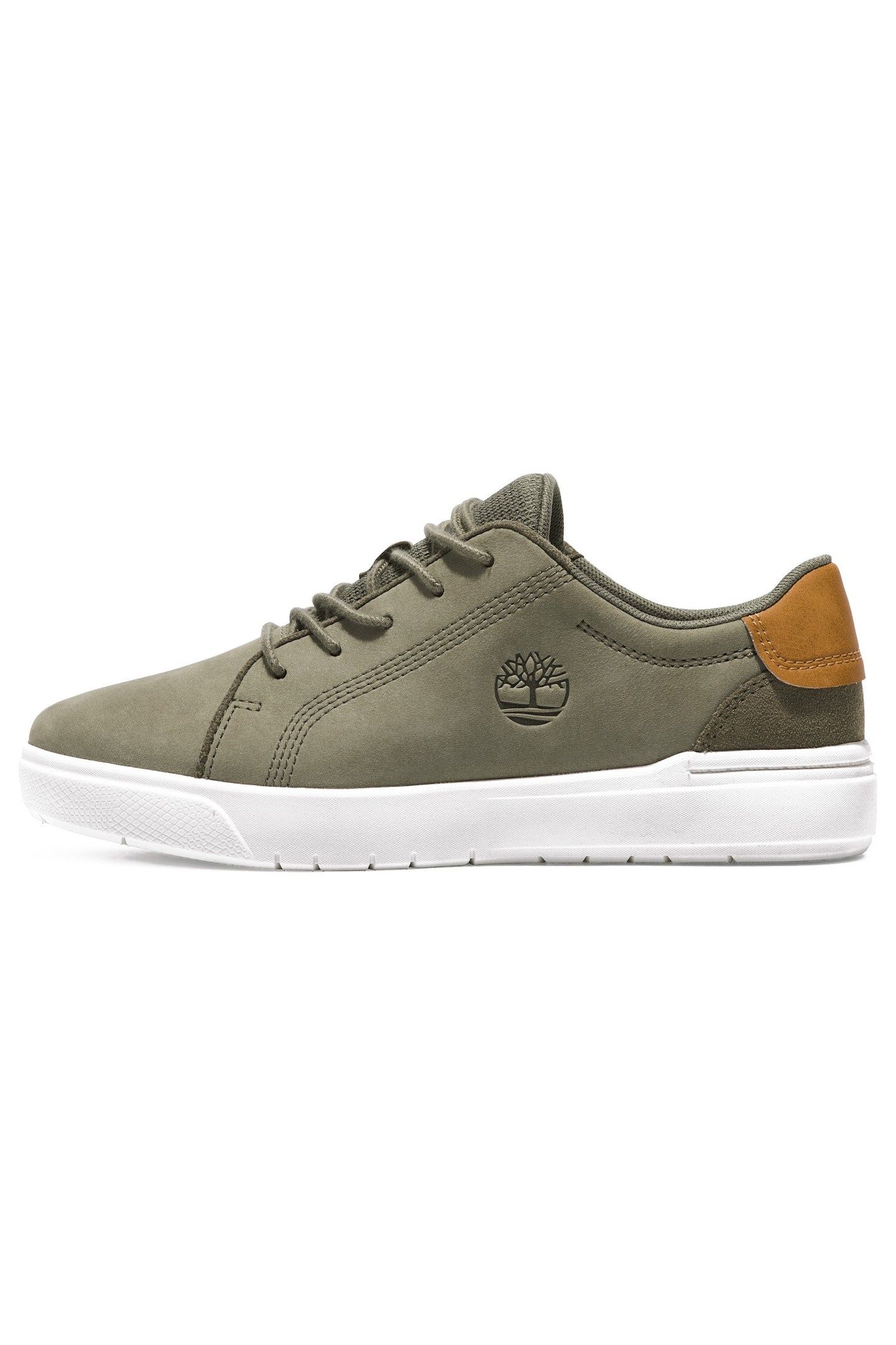 LOW LACE UP SNEAKER DARK GREEN 3