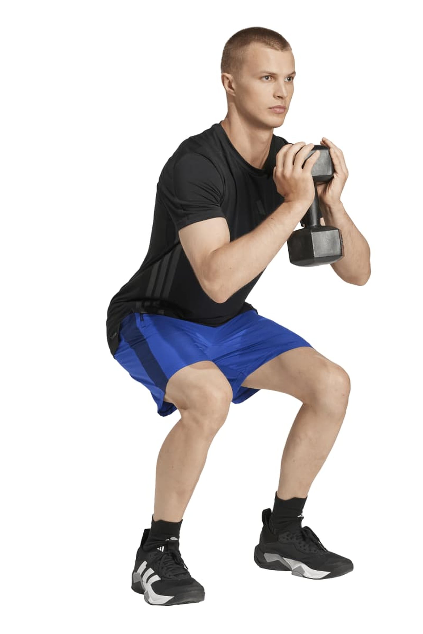 UNISEX PERFORMANCE TRAIN ESSENTIALS WOVEN MELANGE SHORTS DAR 3