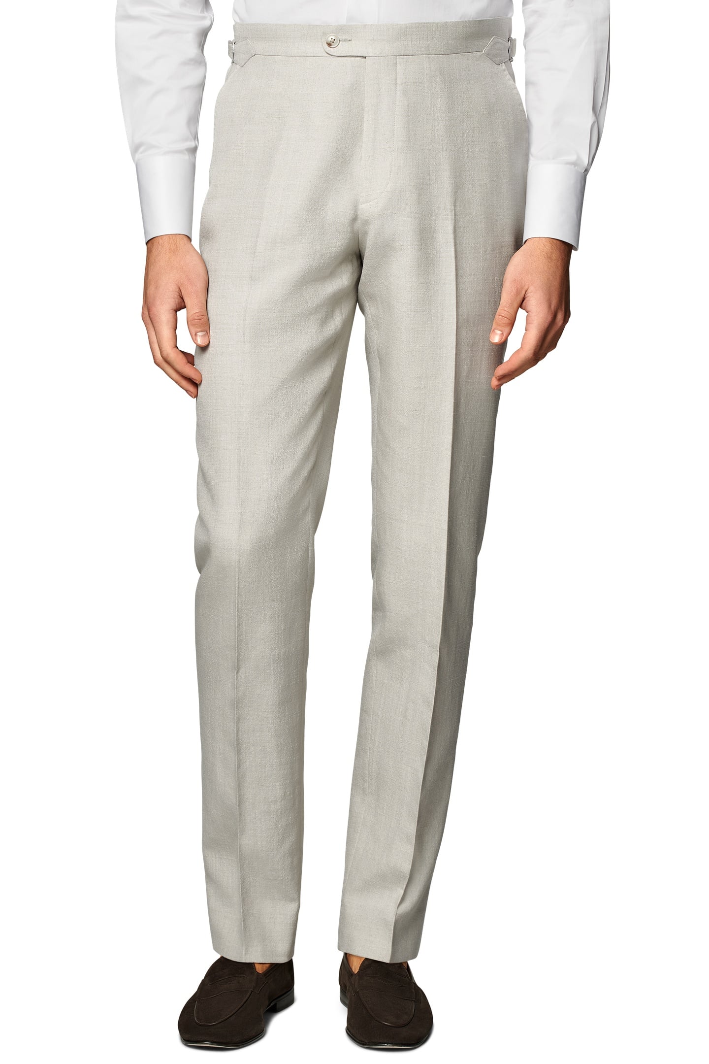 HAVANA-LIGHT BROWN-WOOL SILK LINEN NESTED SUITS LIGHT BROWN 2
