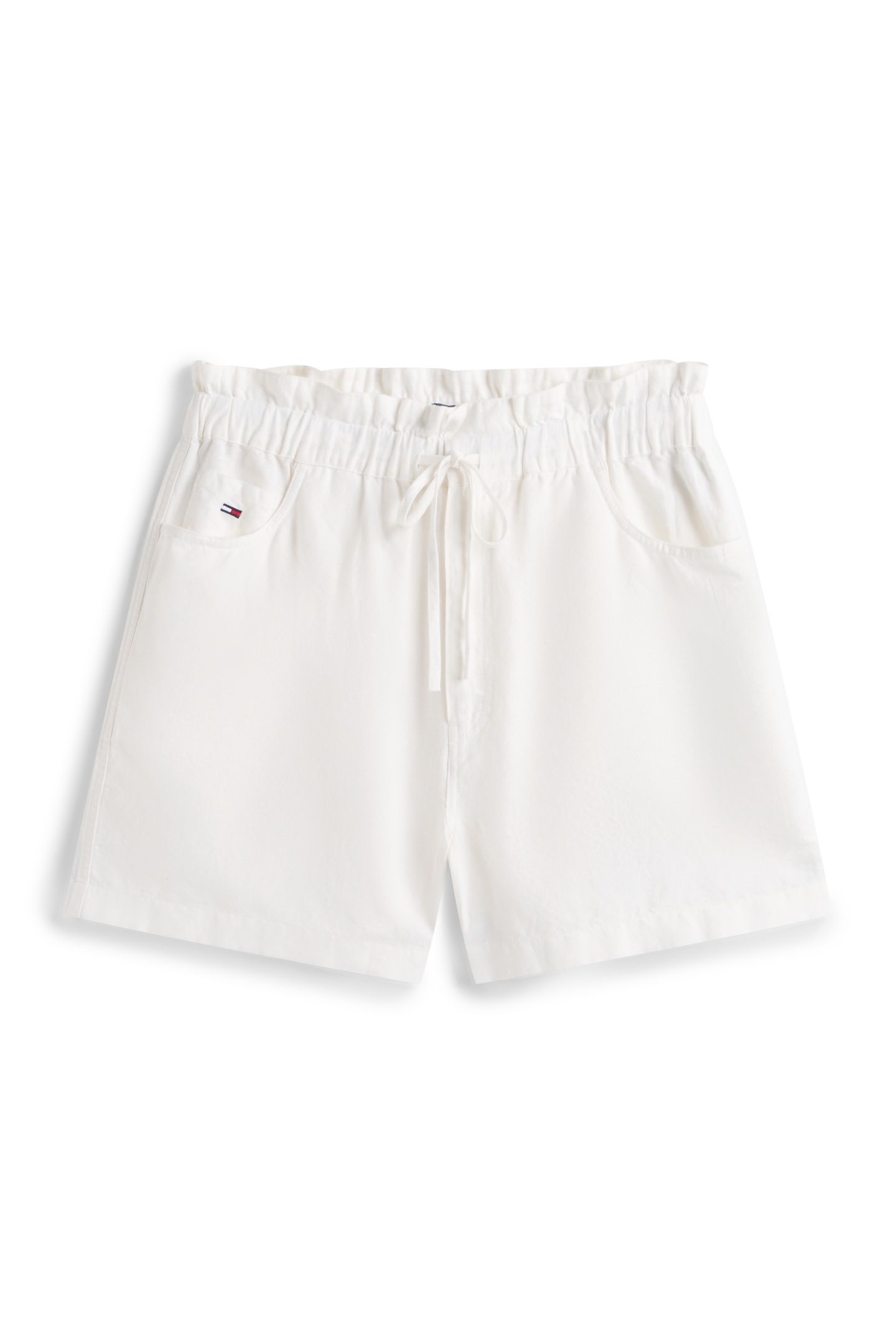 TJW ESSENTIAL LINEN SHORTS ECRU 4