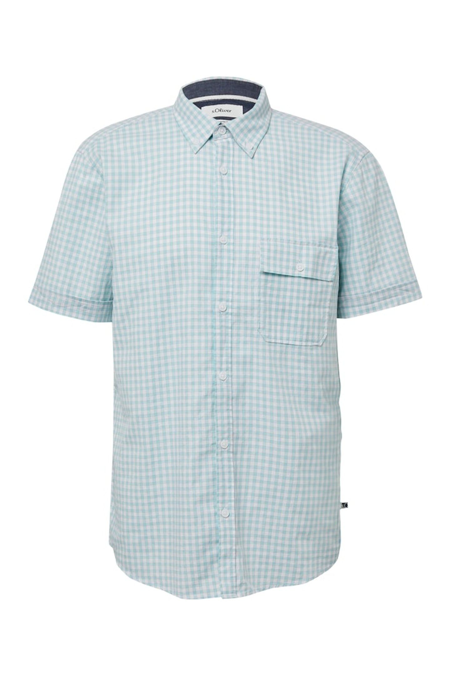 S.OLIVER SHIRTS BLUE AQUA 4