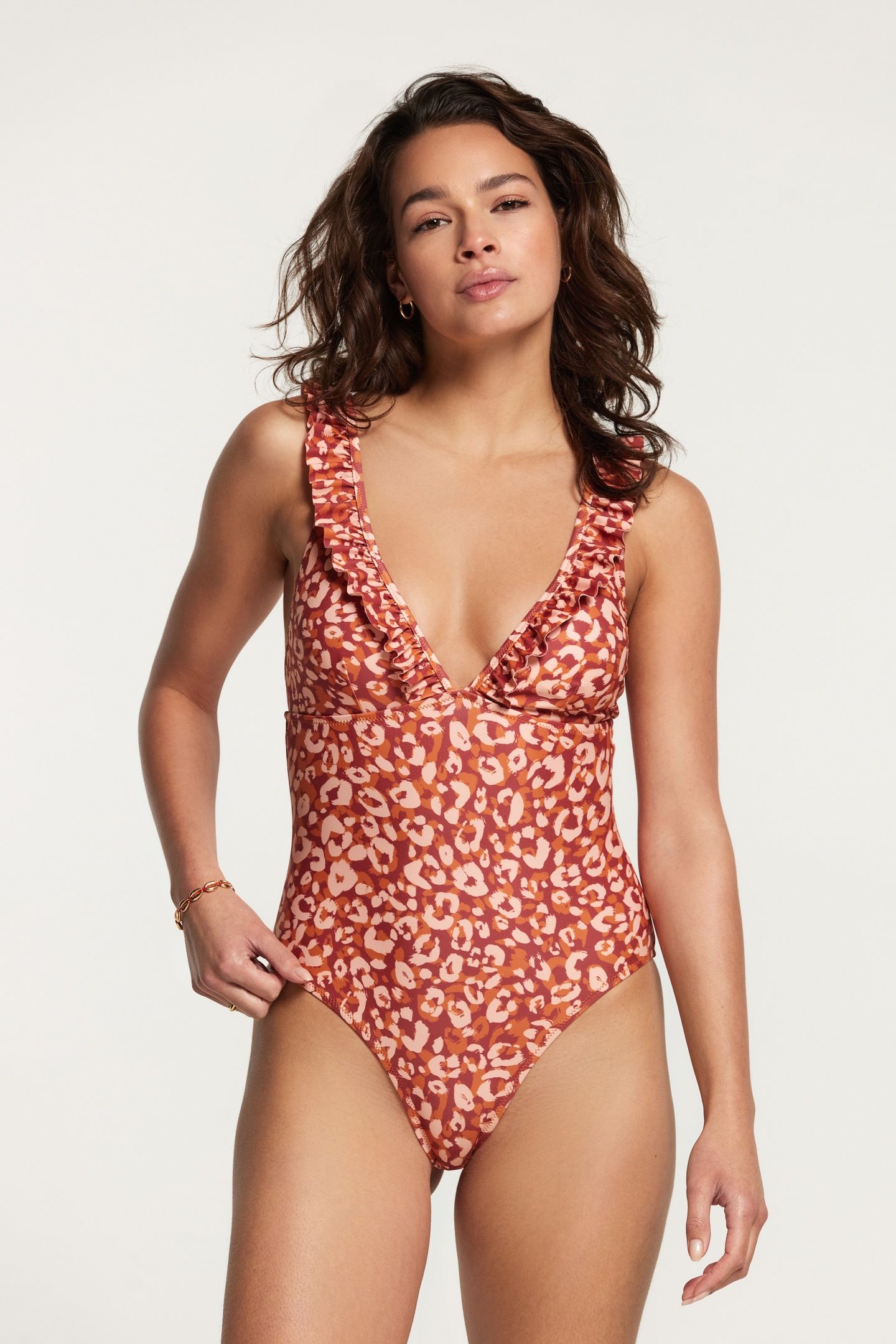 BOBBY SWIMSUIT LUSH LEOPARD FROZEN CHOCO BROWN 2