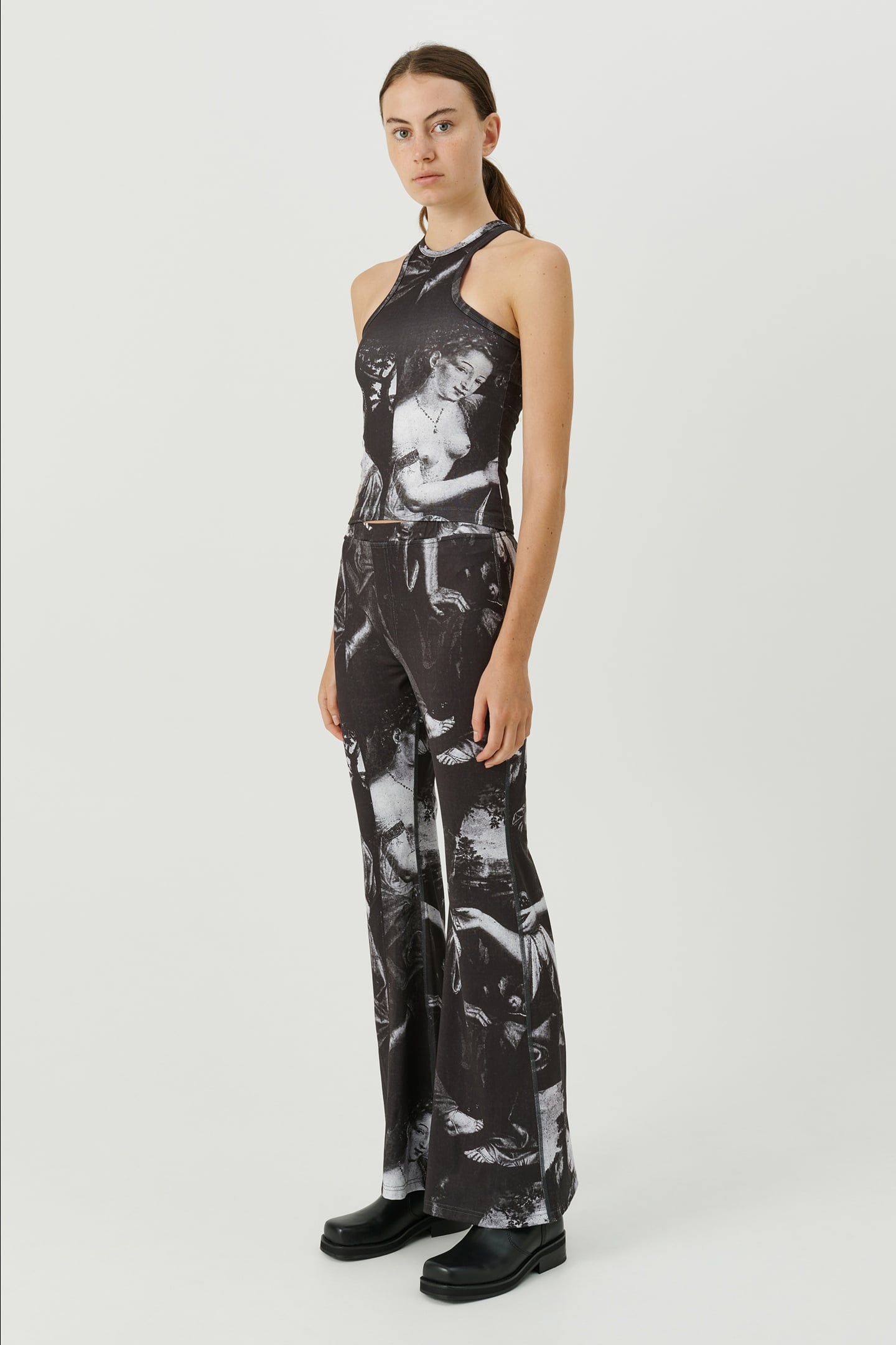 HAVEN PANTS BLACK AOP 1
