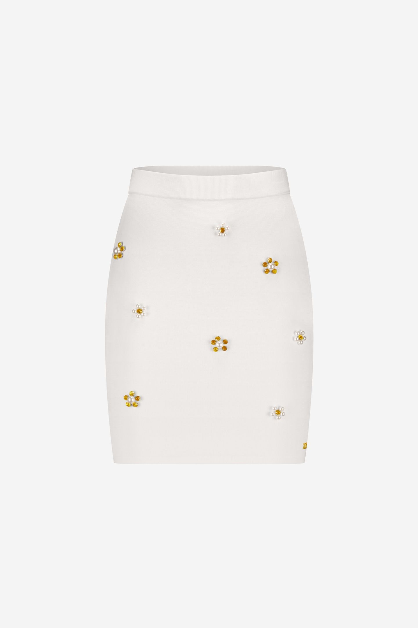 KARA SKIRT STAR WHITE 2