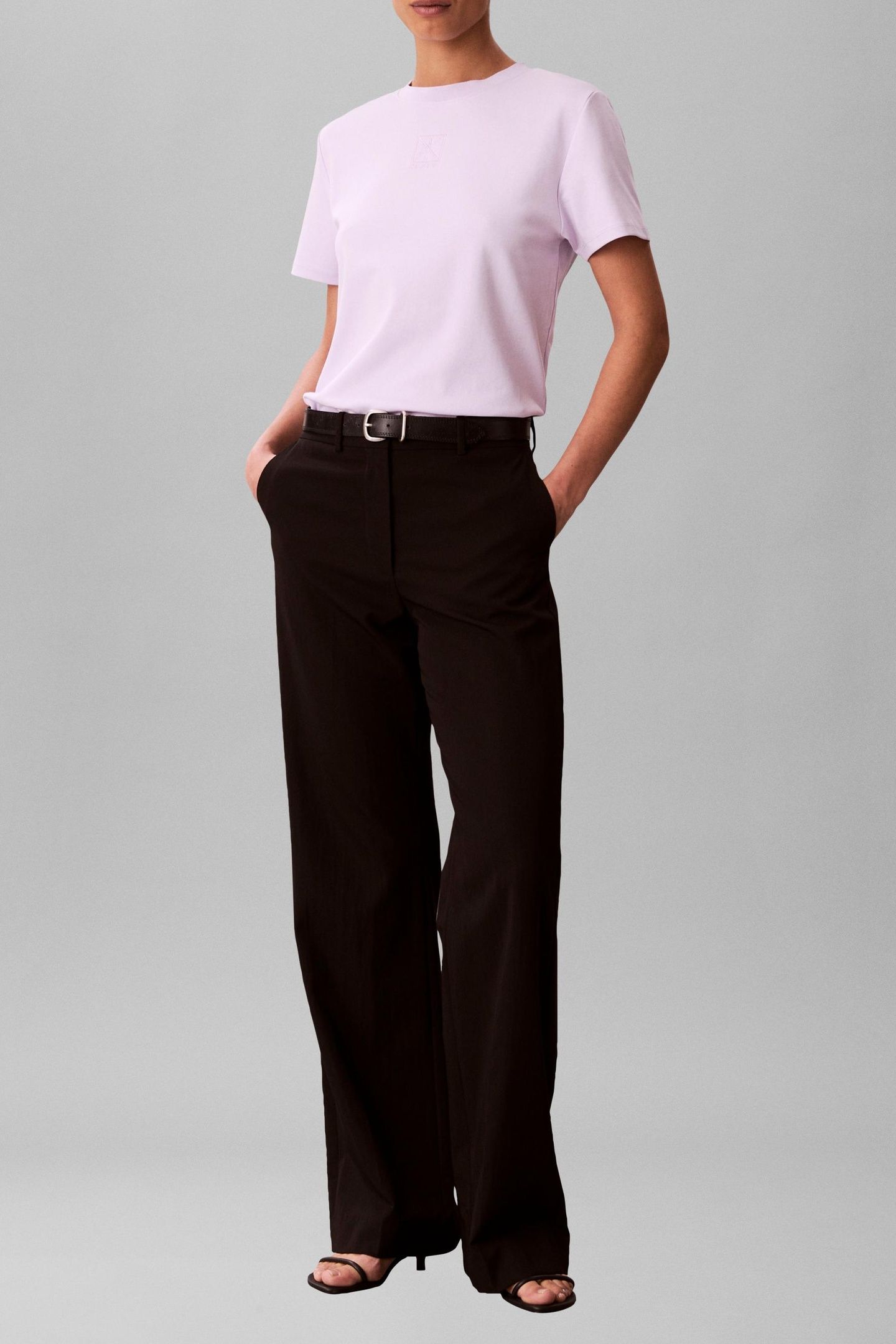 SS LUX COTTON INTERLOCK TEE ISLAND LILAC 1