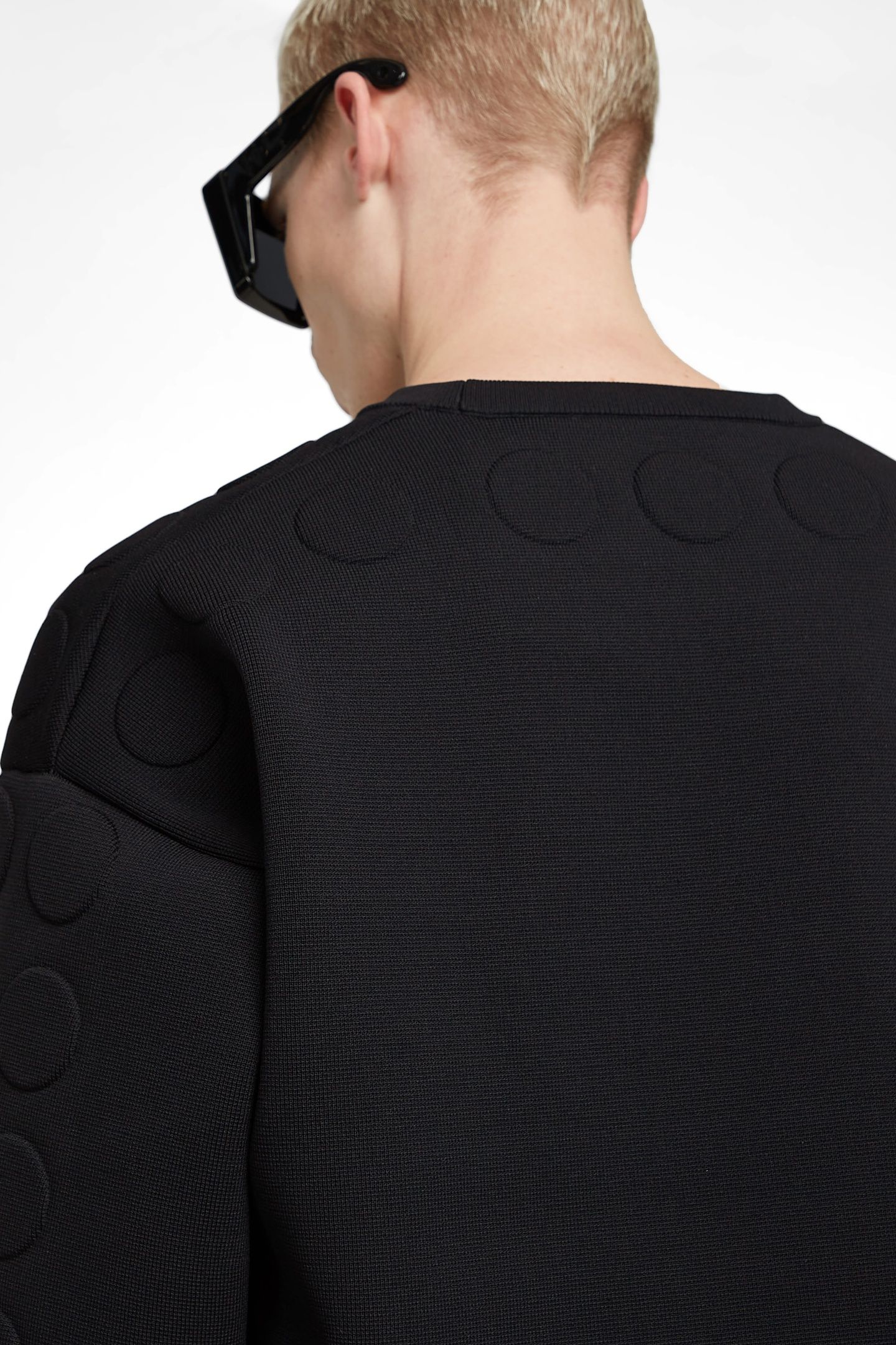 GSXWVB OVERSIZED SHORT SWEAT KNIT BLACK 4