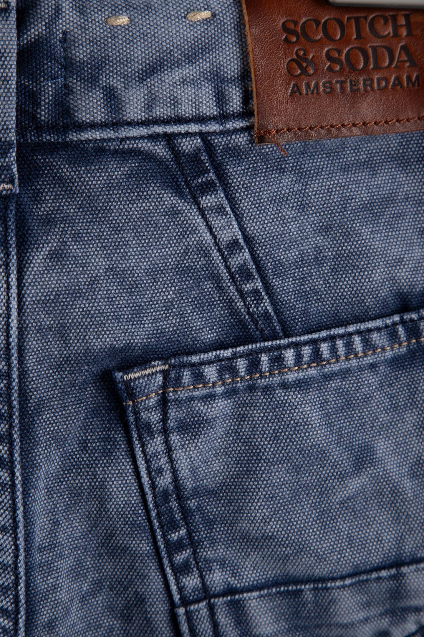 BOYS THE PITCH LOOSE JEANS IN MOUNTAIN DYED AND WASHED CANVA 4