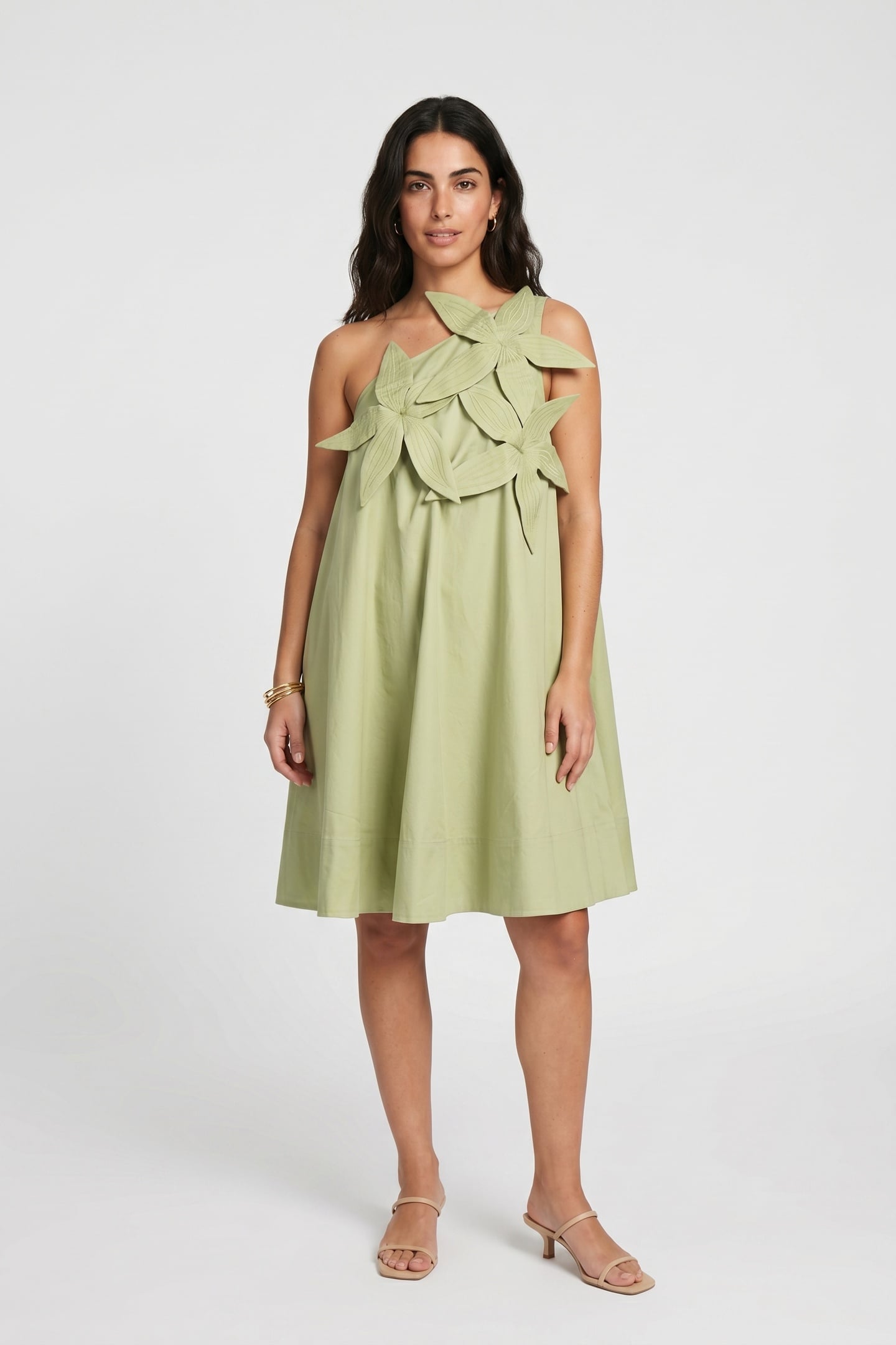 MAJA DRESS GREEN 1