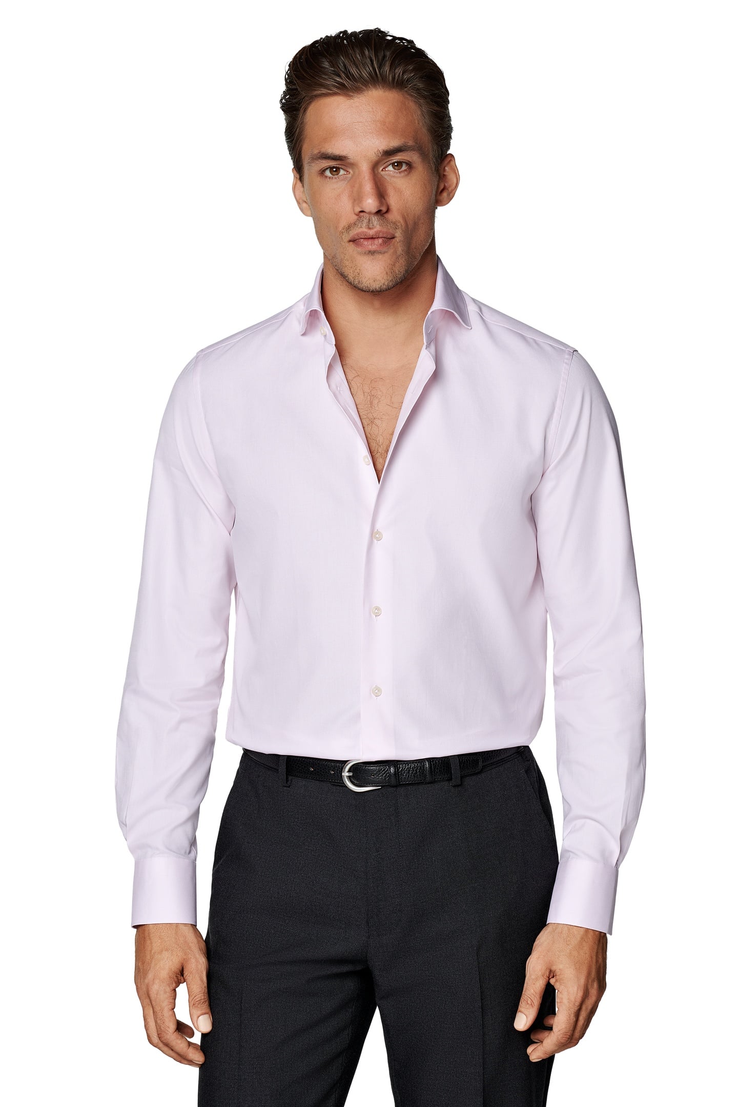PLAIN CUTAWAY FORMAL SHIRTS PINK 2