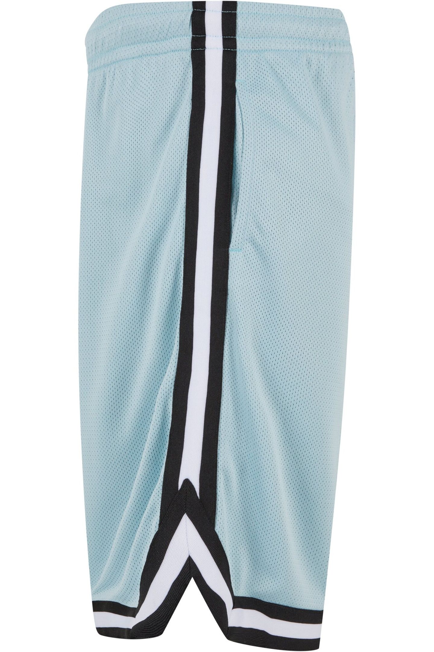 STRIPES MESH SHORTS OCEANBLUE/BLACK/WHITE 3