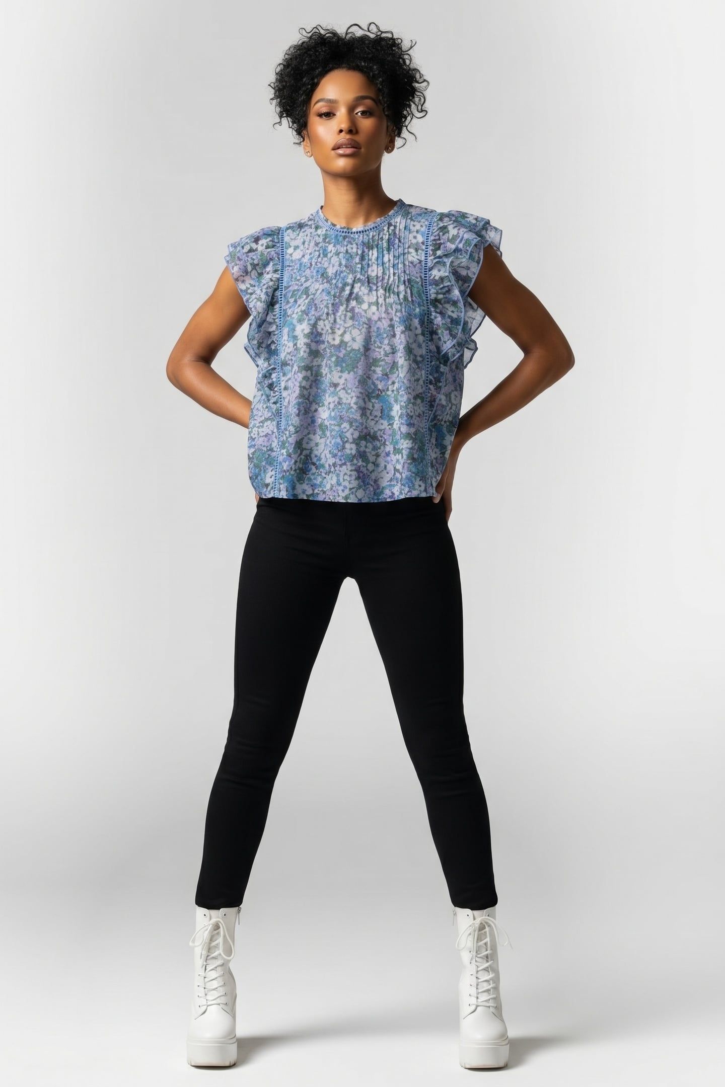 DOUHA TOP BLUE 1