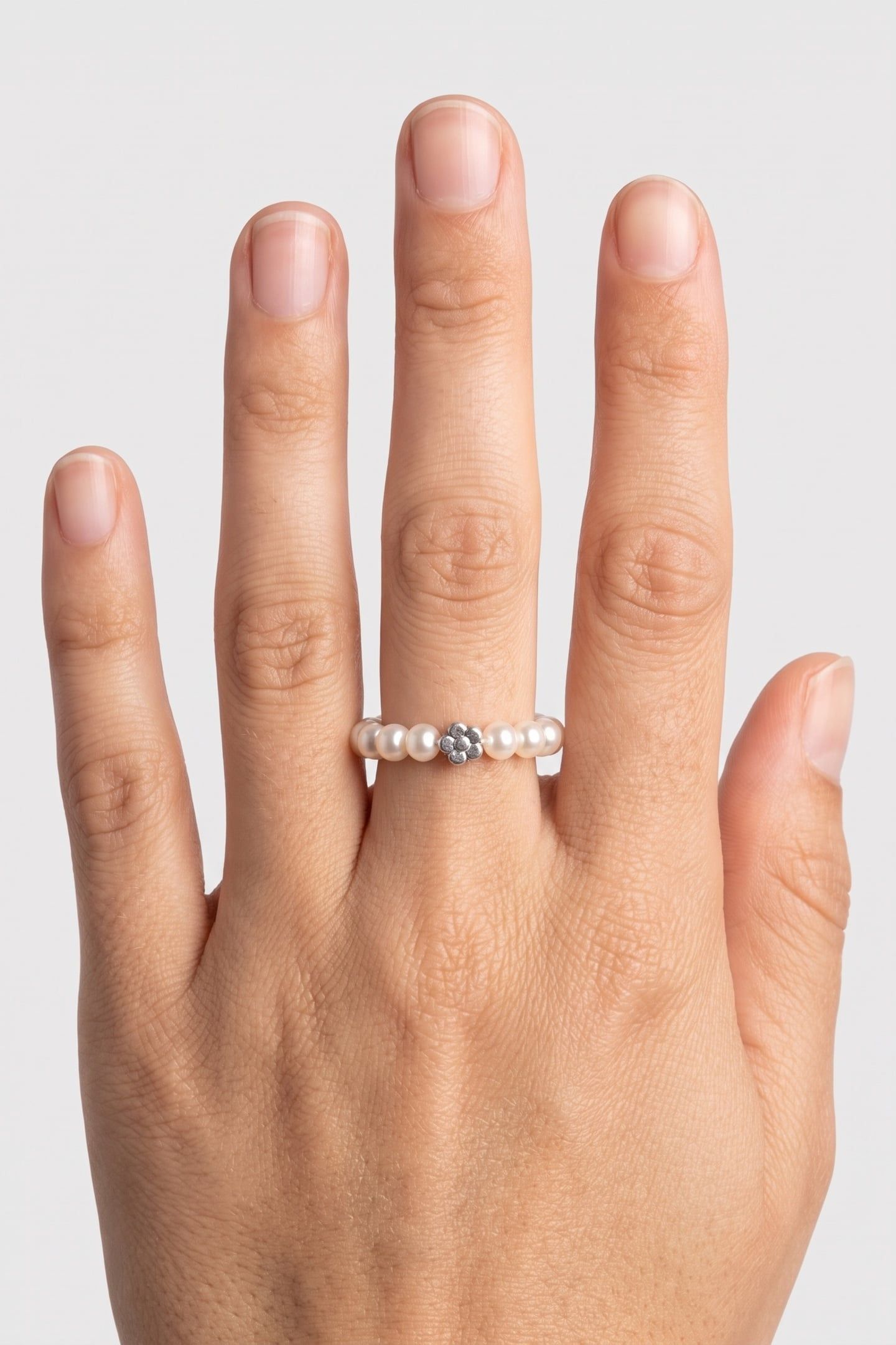 ANXIETY SHINY BLOOM RING SILVER / 56-60 1