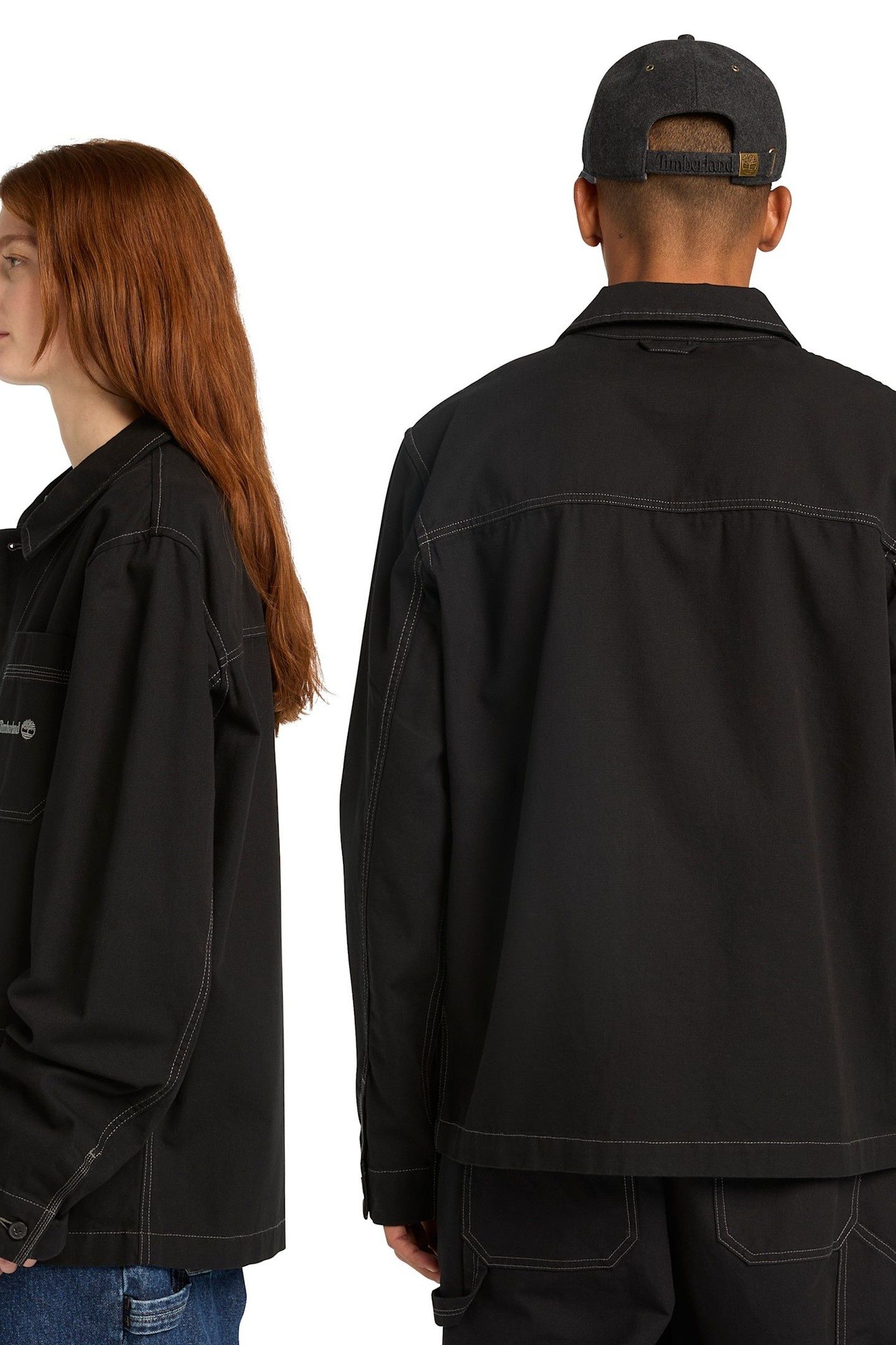 UNISEX CHORE CANVAS JACKET BLACK 3