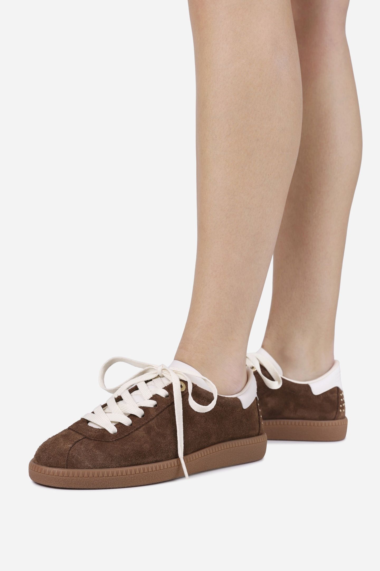 BOB-BIE SNEAKER WALNUT BROWN/OFF WHITE 3