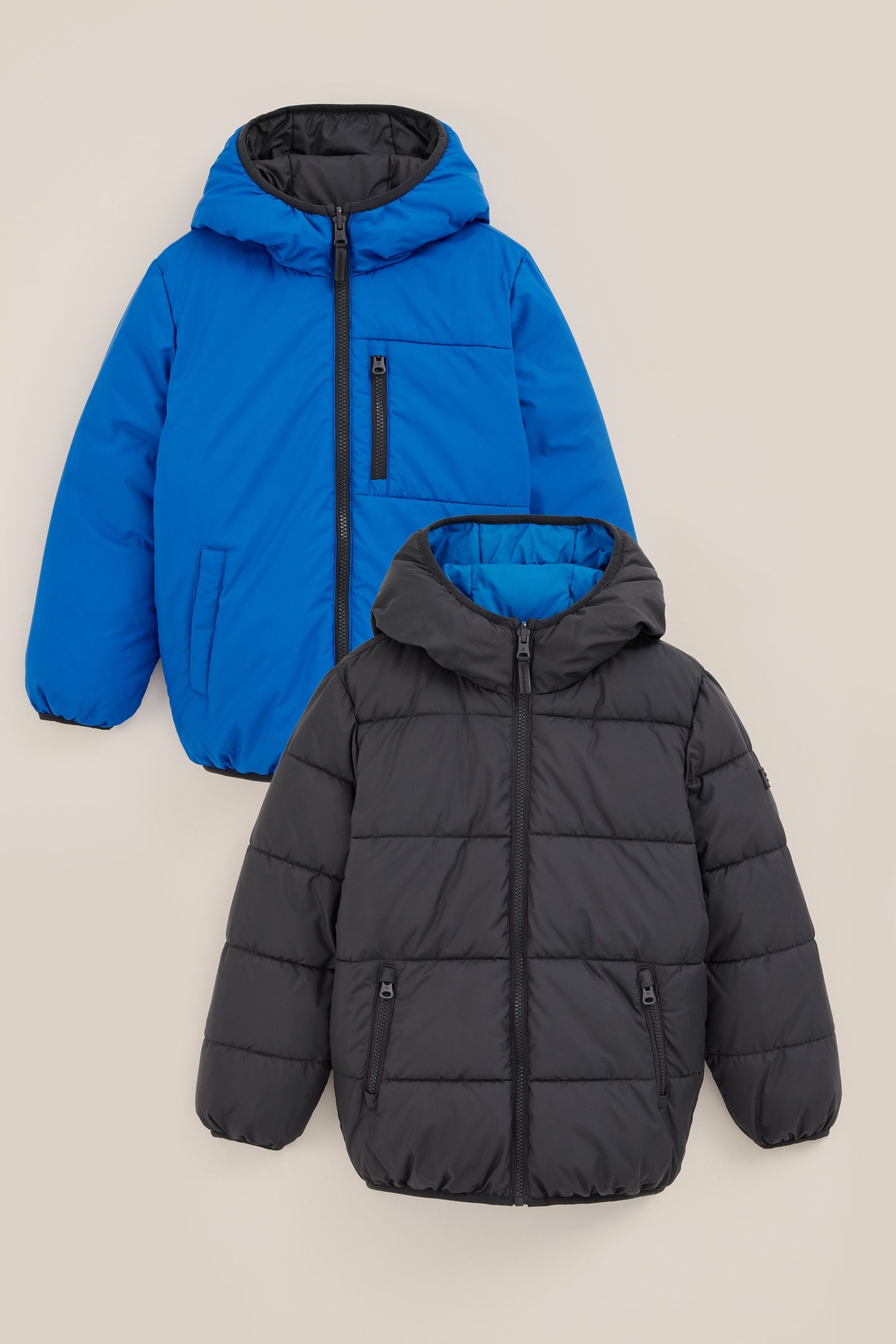 JACKET REVERSIBLE BOMBER DARK GREY 4