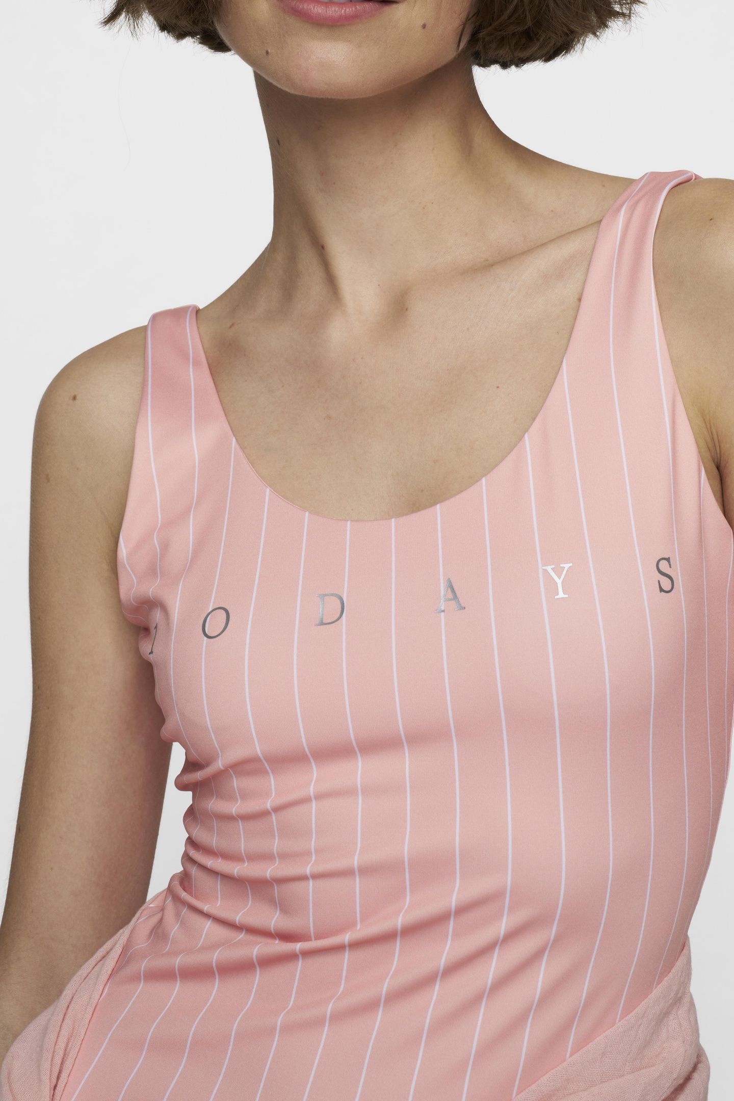 BATHING SUIT STRIPES PEACH 8