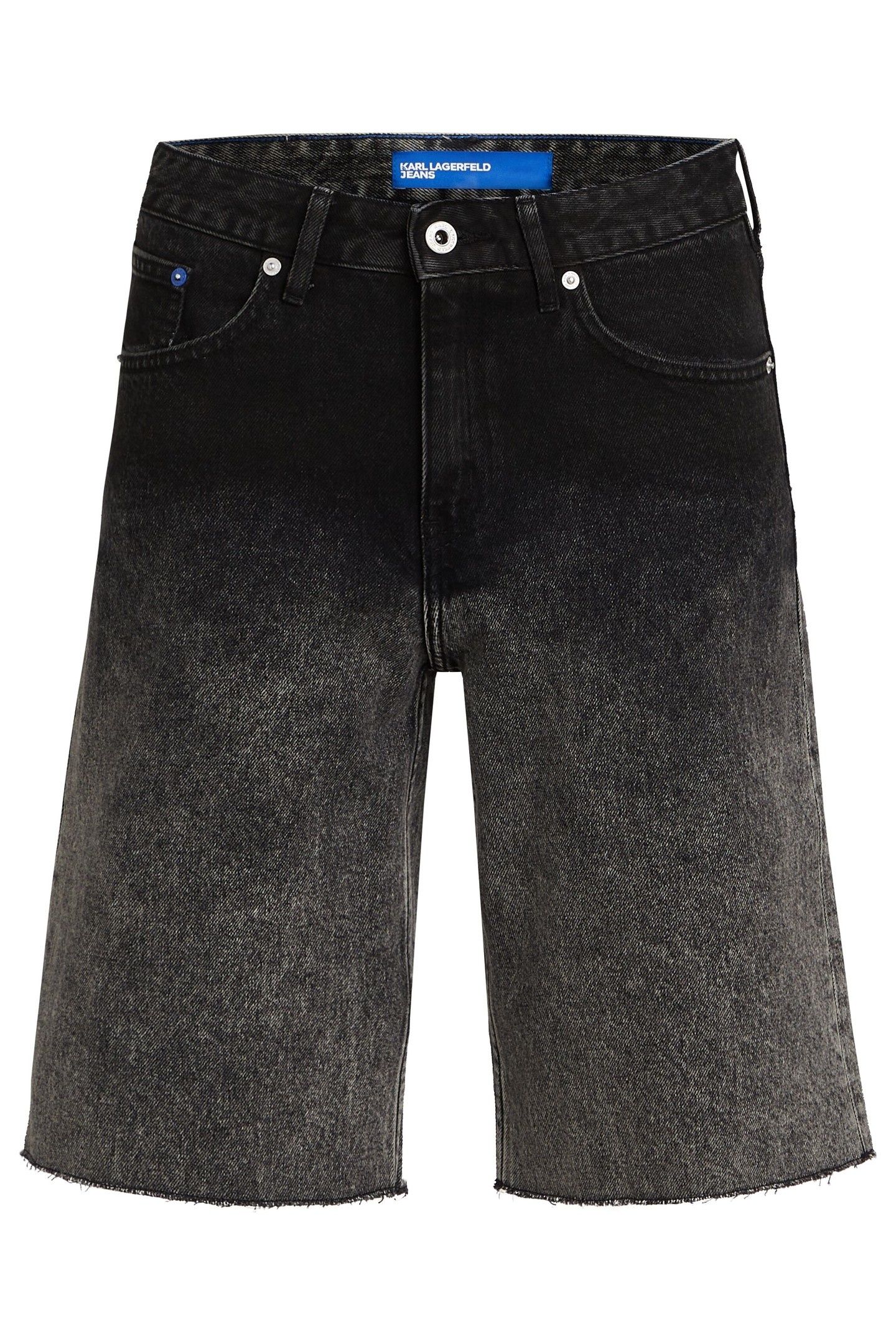 OMBRE DENIM SHORT WASHED BLACK OMBRE 5