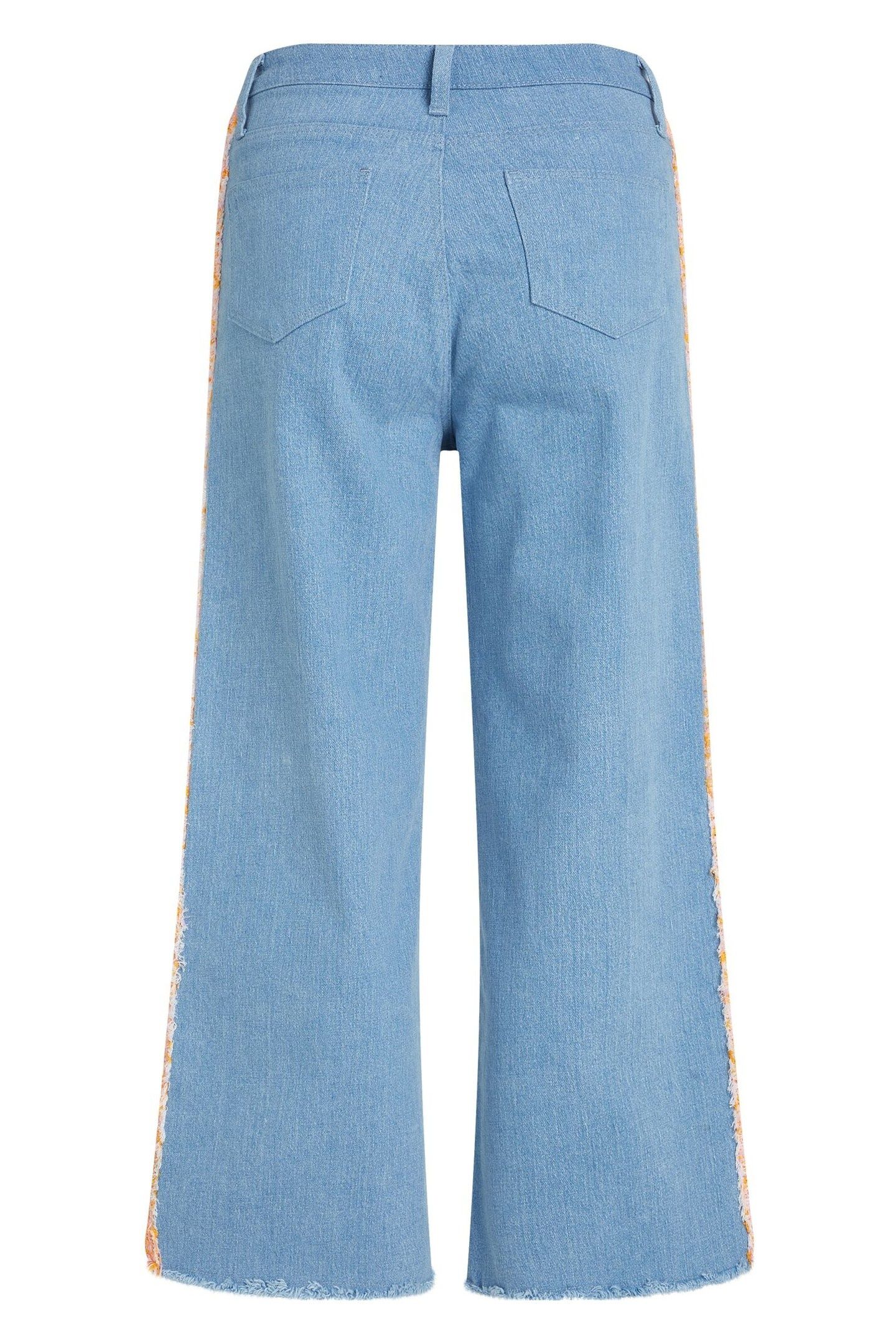 DENIM BOUCLE PANTS BLUE 4