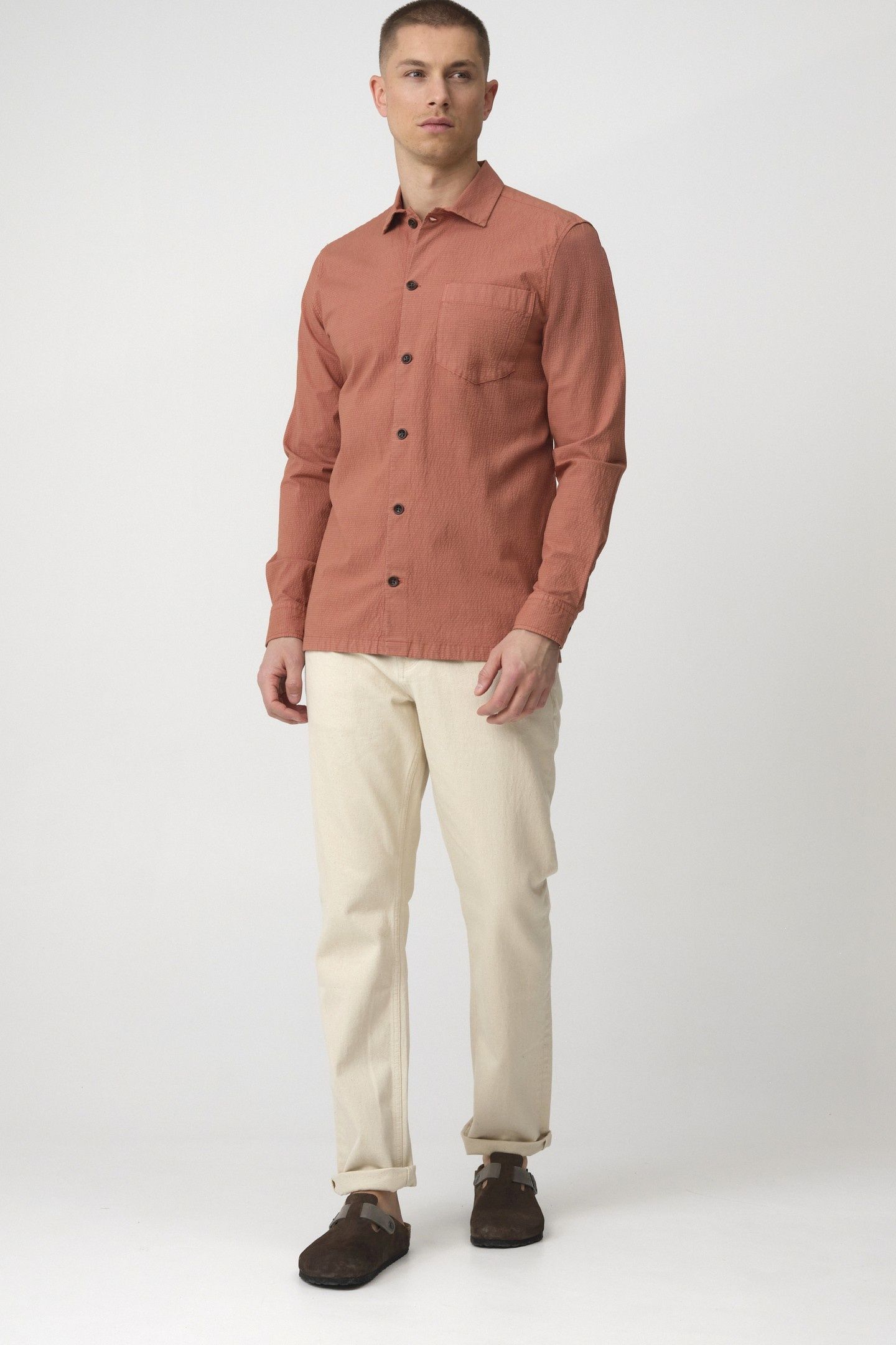 CASUAL SHIRT LM BROWN 3