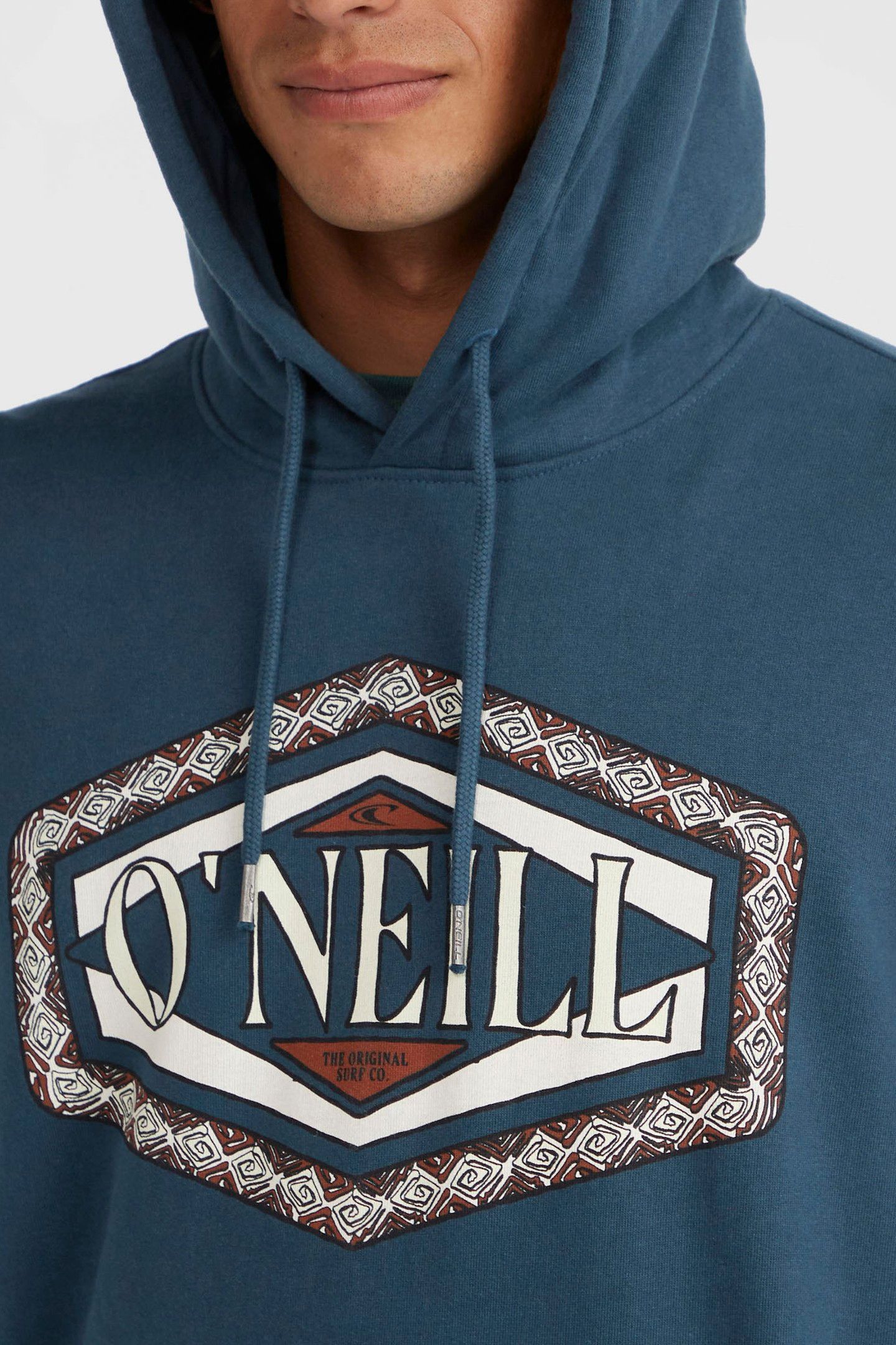 O'NEILL FRONT PRINT HOODIE ALMA STEEL 6