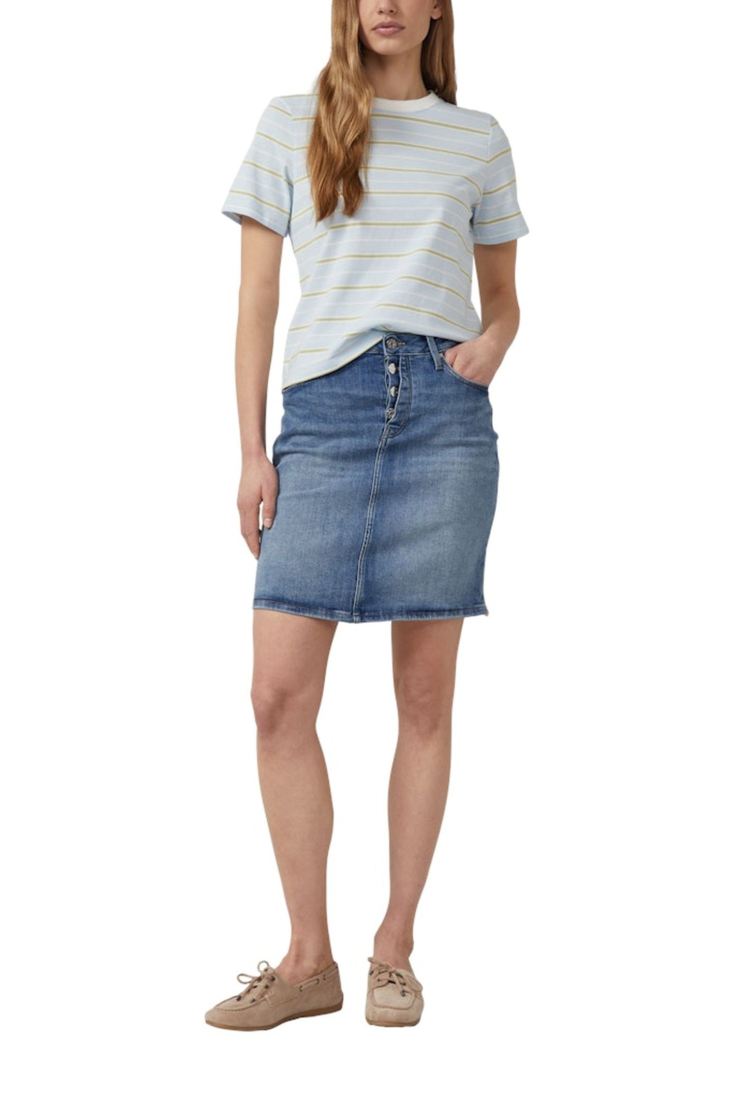 S.OLIVER SKIRTS BLUE DENIM 3