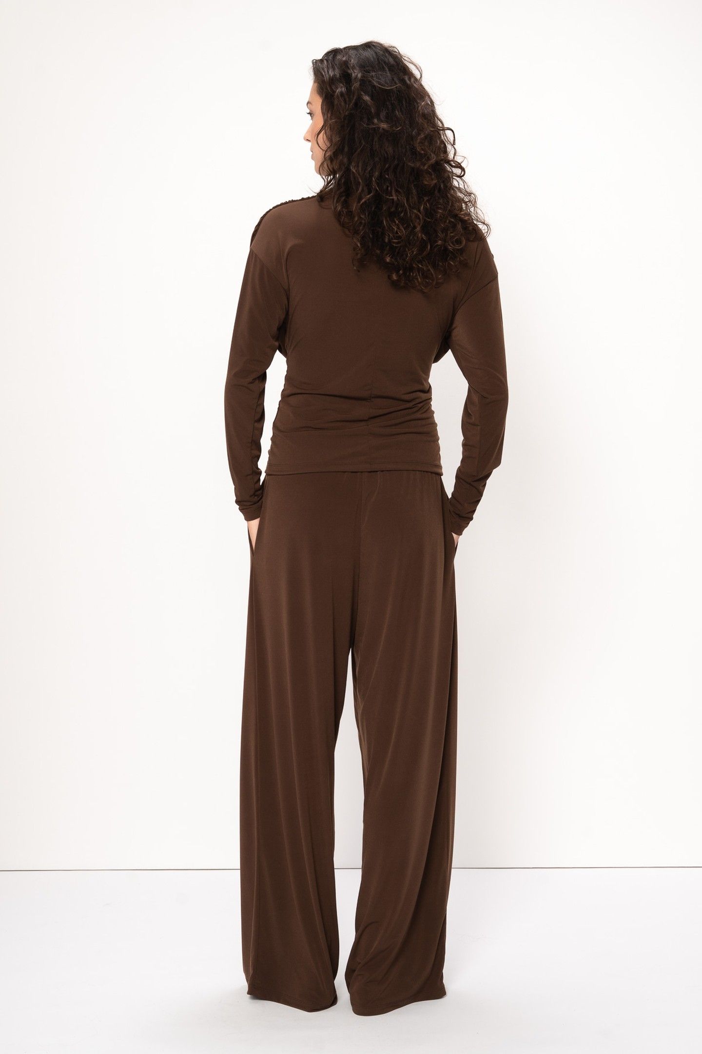 ZYRA TROUSERS & DENIM MOCHA 3