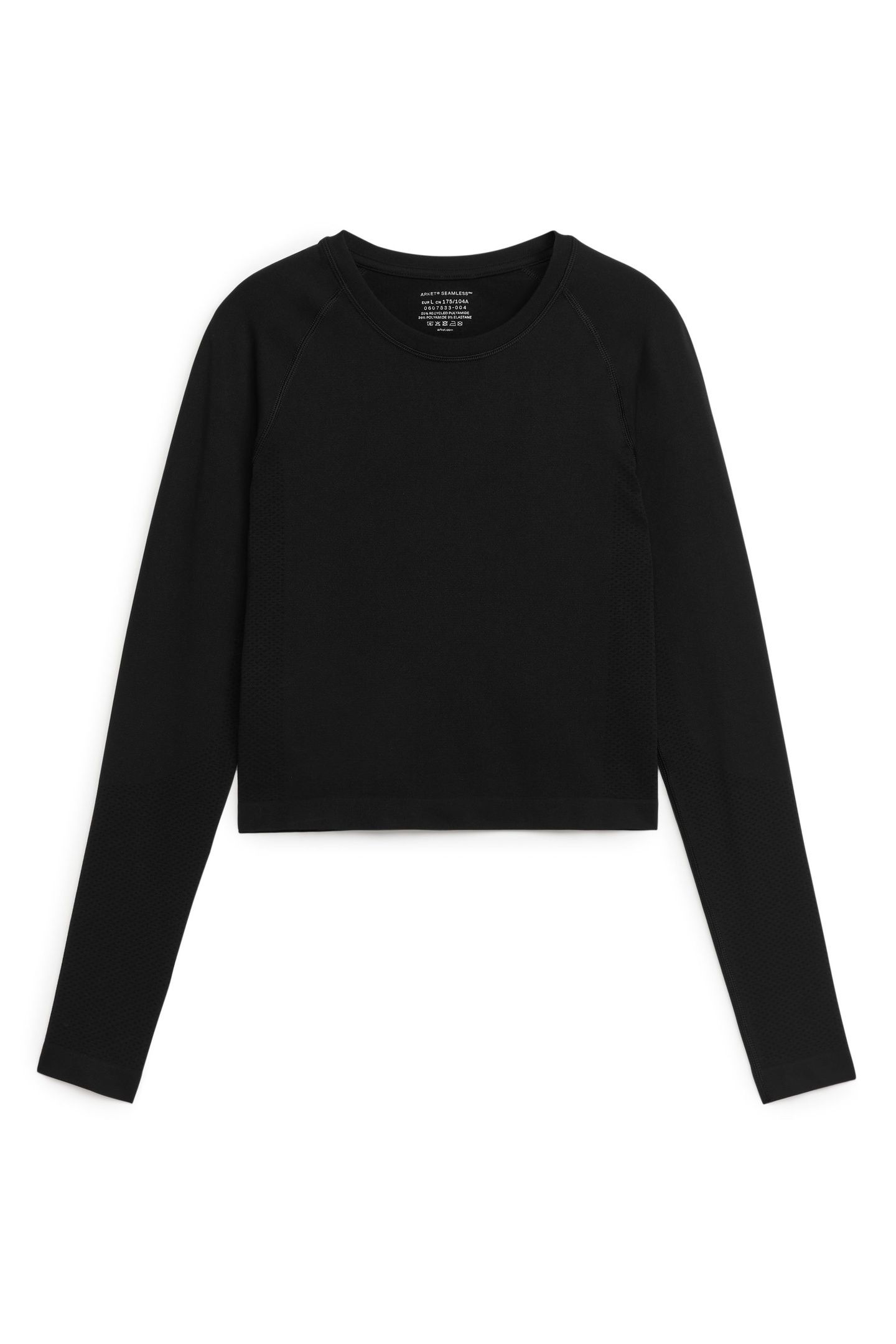 ROXY SEAMLESS LS BLACK 3