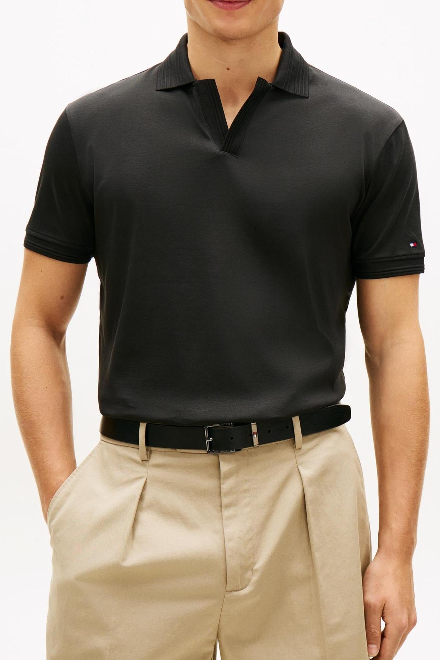 COLLAR INTREST POLO BLACK 2