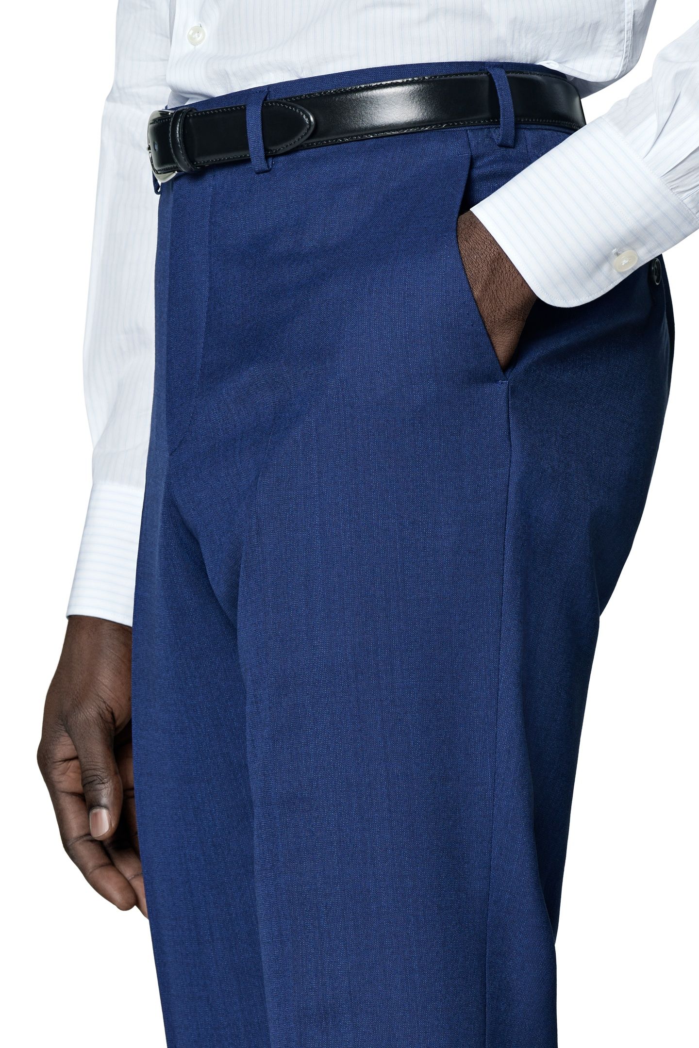 HAVANA MID BLUE PURE WOOL S110 NESTED SUITS MID BLUE 9