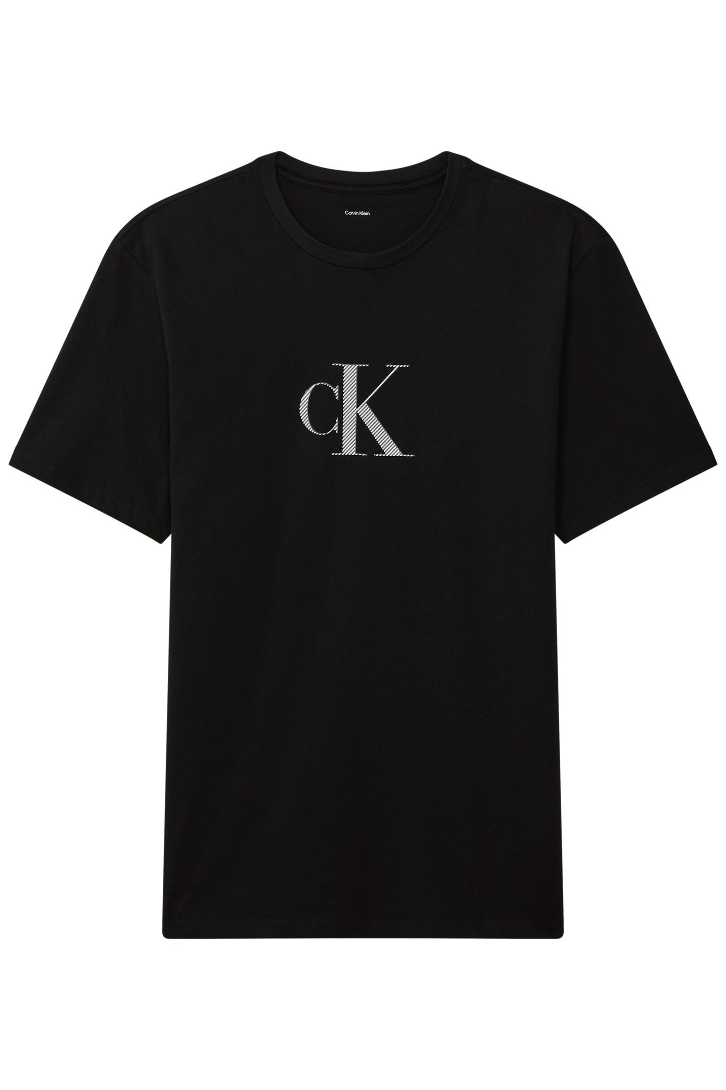 SS 30S DISTRESSED MONO TEE BLACK 5