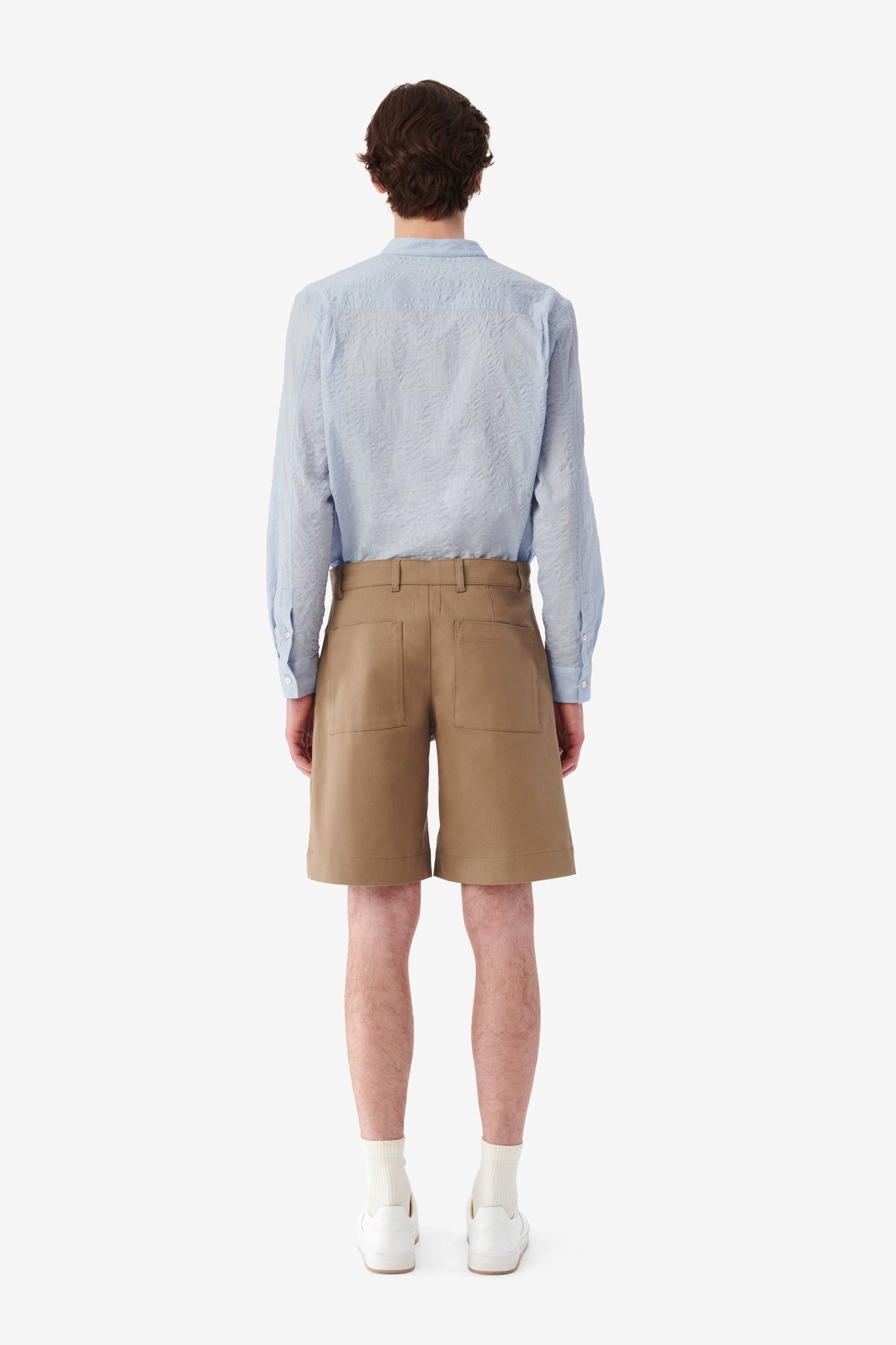 JUNIOR SHORT LIGHT KHAKI 4