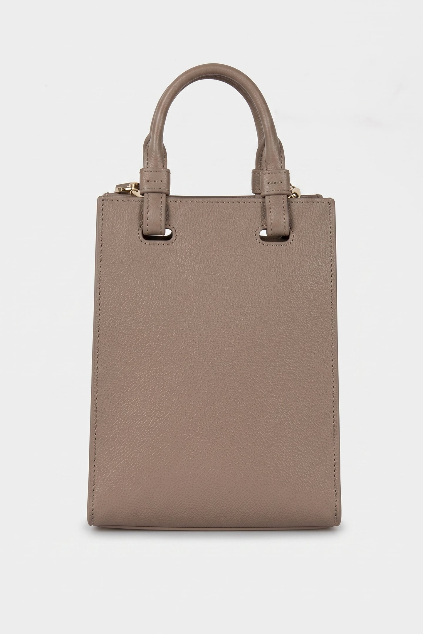 DEVA MINI VERTICAL TOTE TAUPE 3