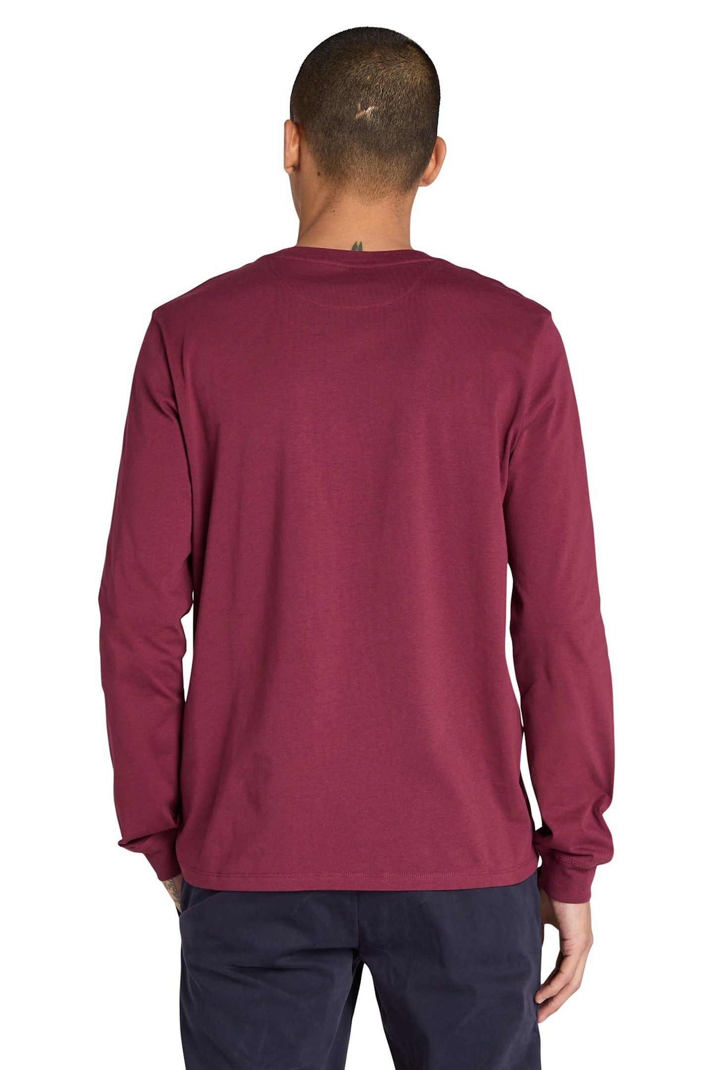 LONG SLEEVE TEE BURGUNDY 2