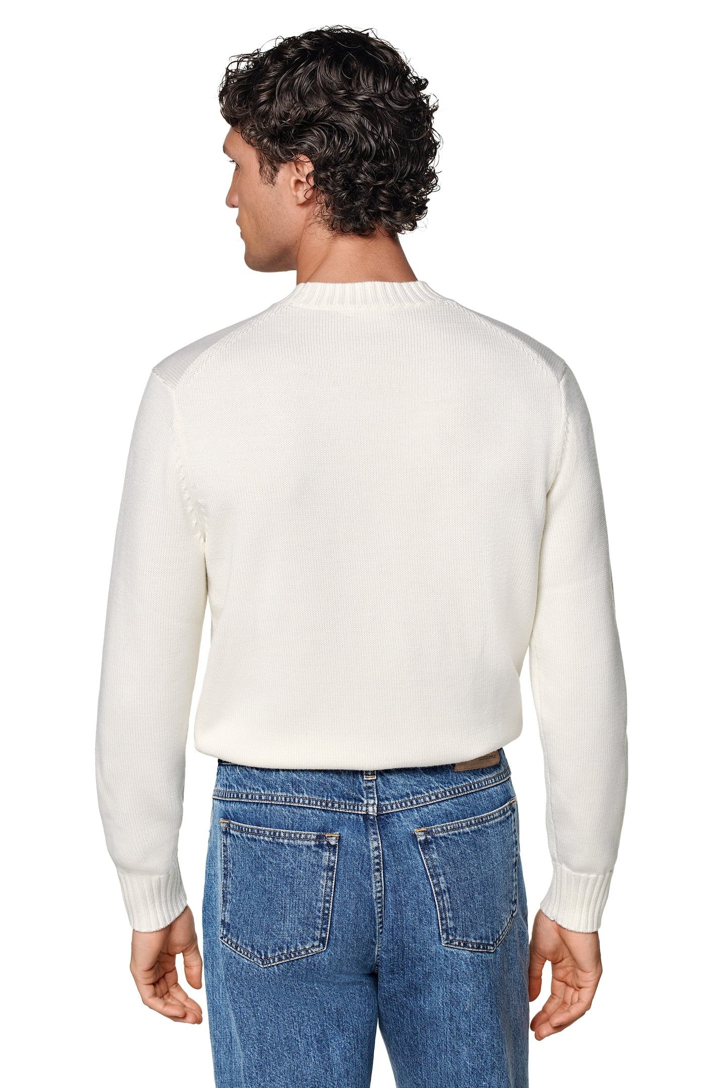 LS HEAVY CREW OFF WHITE (OO) CREW AND V NECK 6