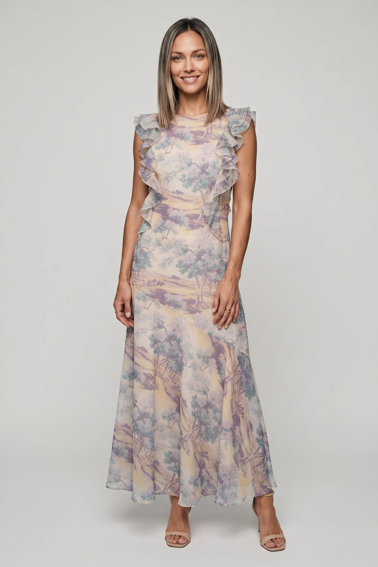 NIKKI DRESS BEIGE 1