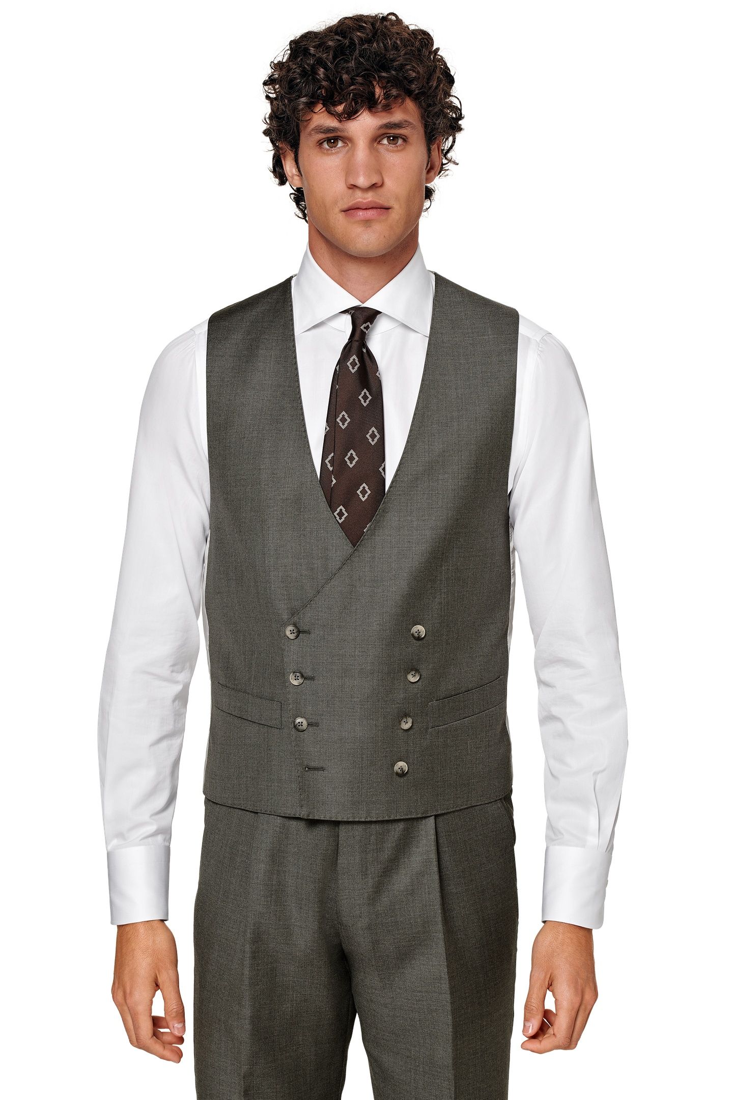 SUIT3P-MID GREEN NESTED SUITS DARK GREEN 3